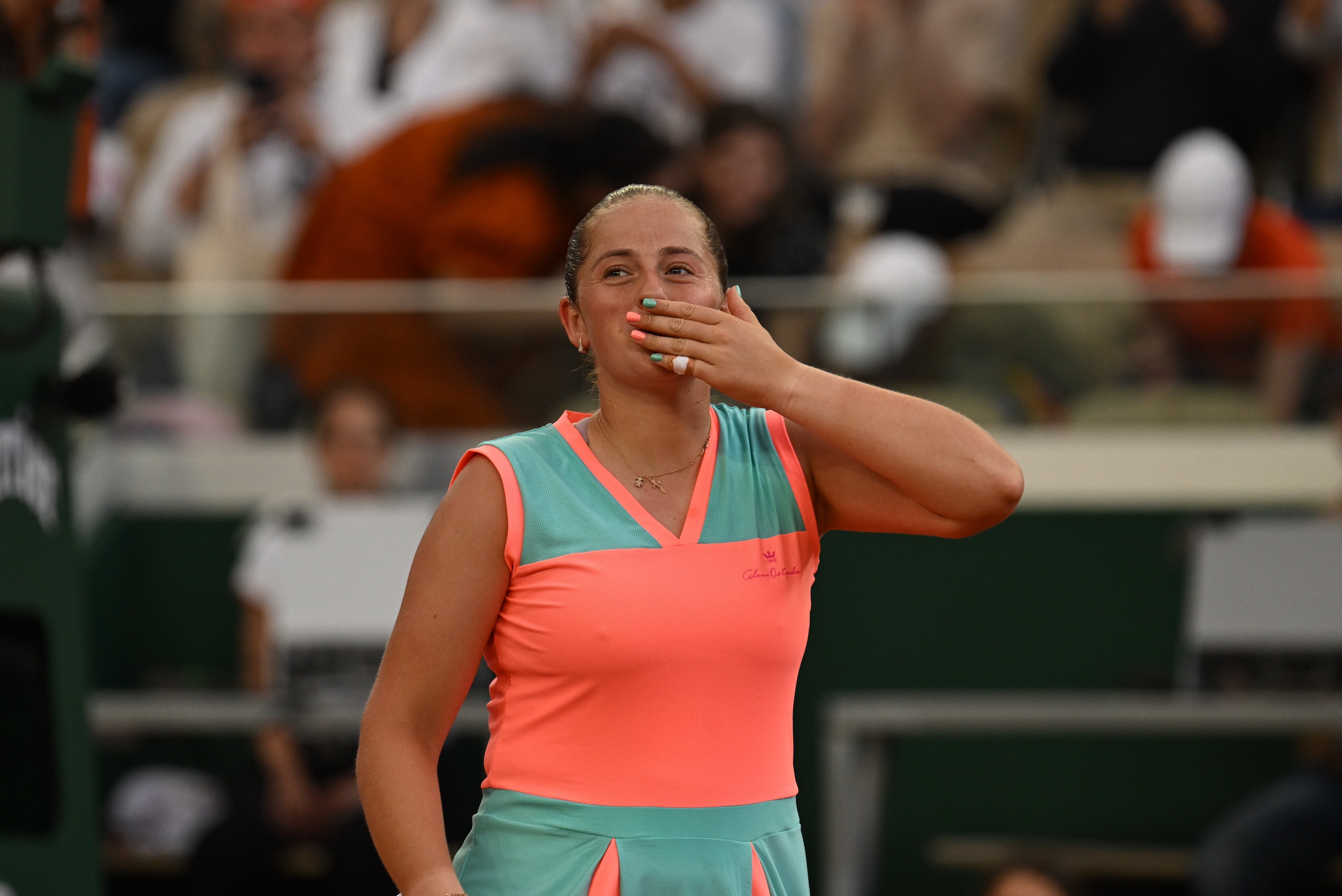 Jelena Ostapenko, Roland-Garros 2024, Simple Dames, 1er Tour
