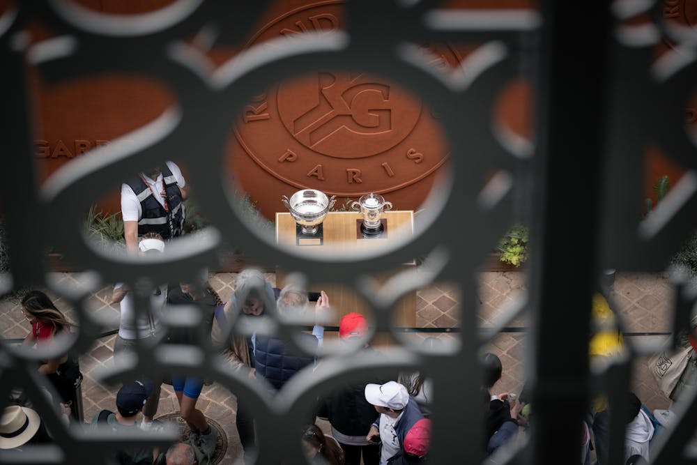 Exposition des trophées / Roland-Garros 2024
