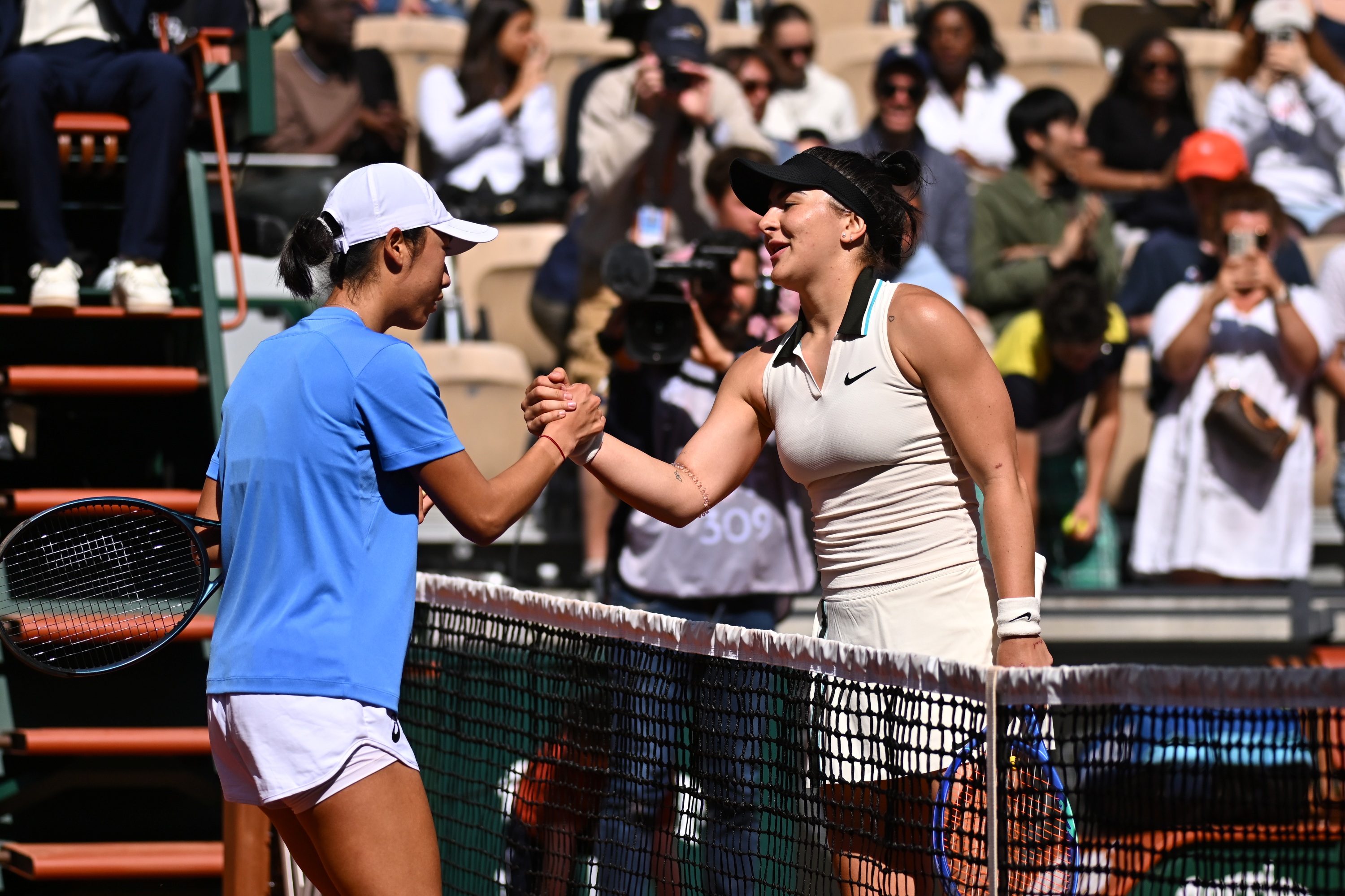 Bianca Andreescu / premier tour Qualifications 2025 / Roland-Garros