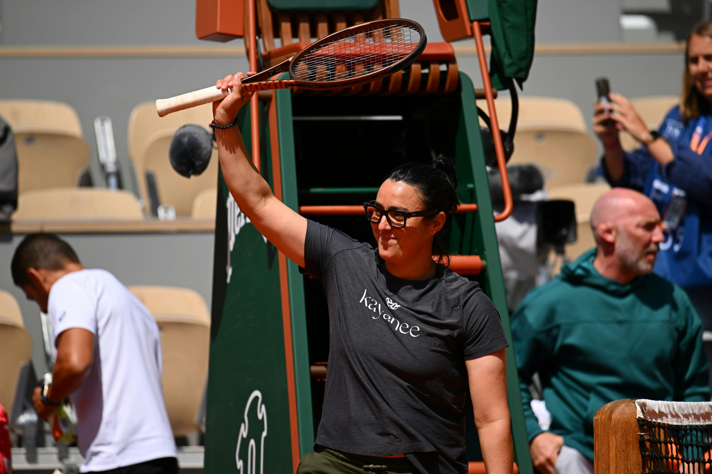 Ons Jabeur / Practice Roland-Garros 2025