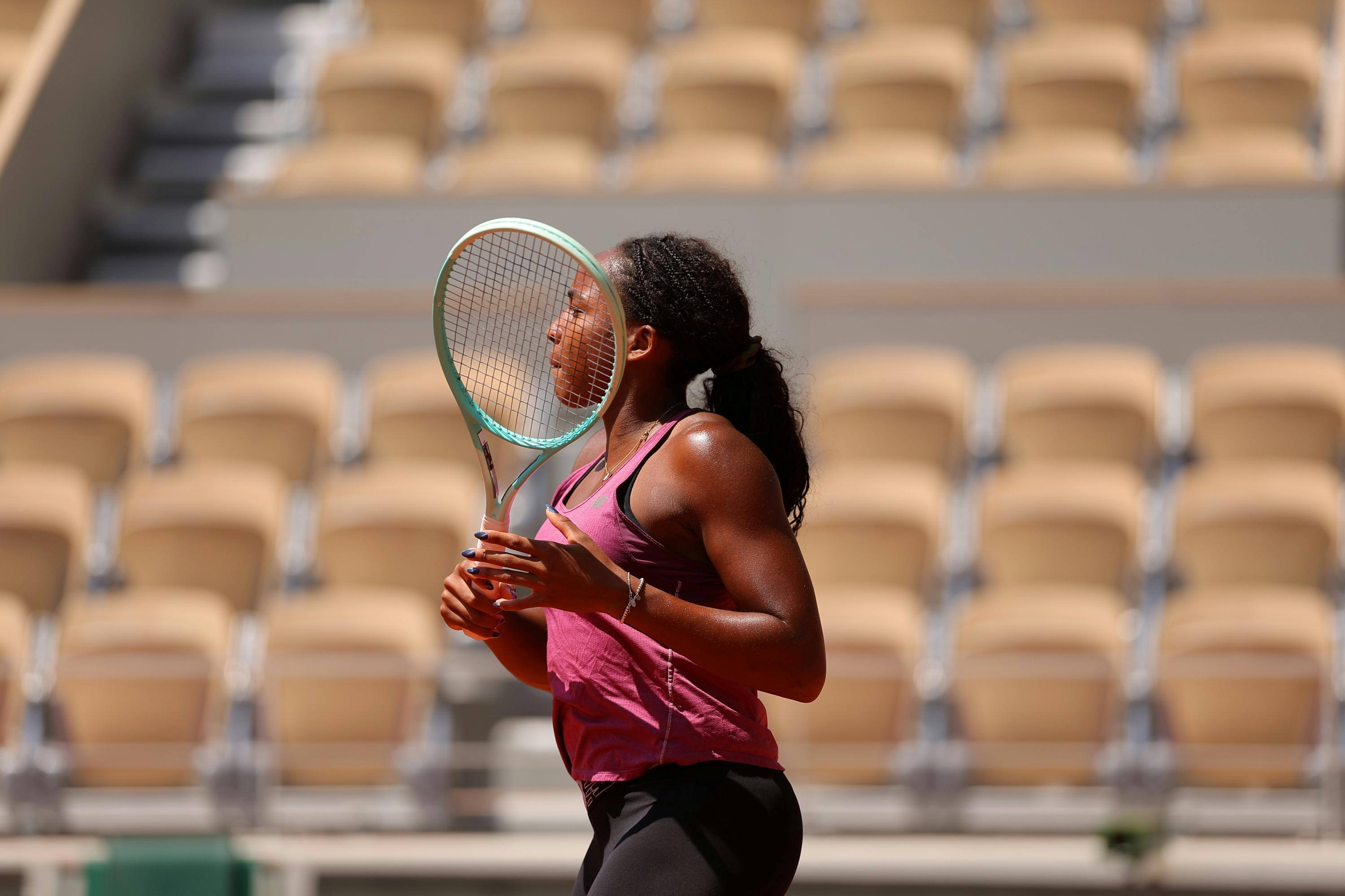 Coco Gauff / Practice Roland-Garros 2025