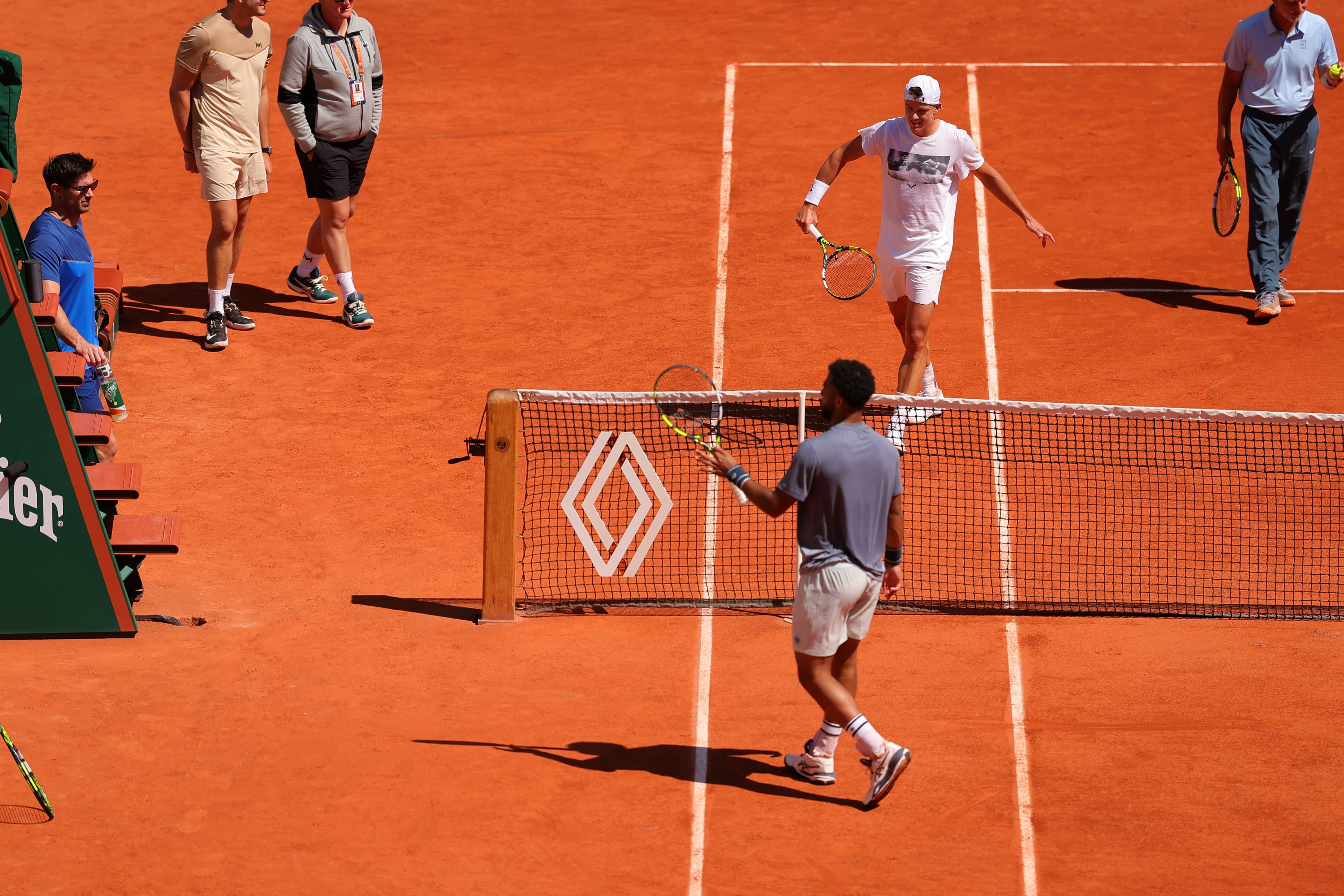 Arthur Fils, Holger Rune / Practice Roland-Garros 2025