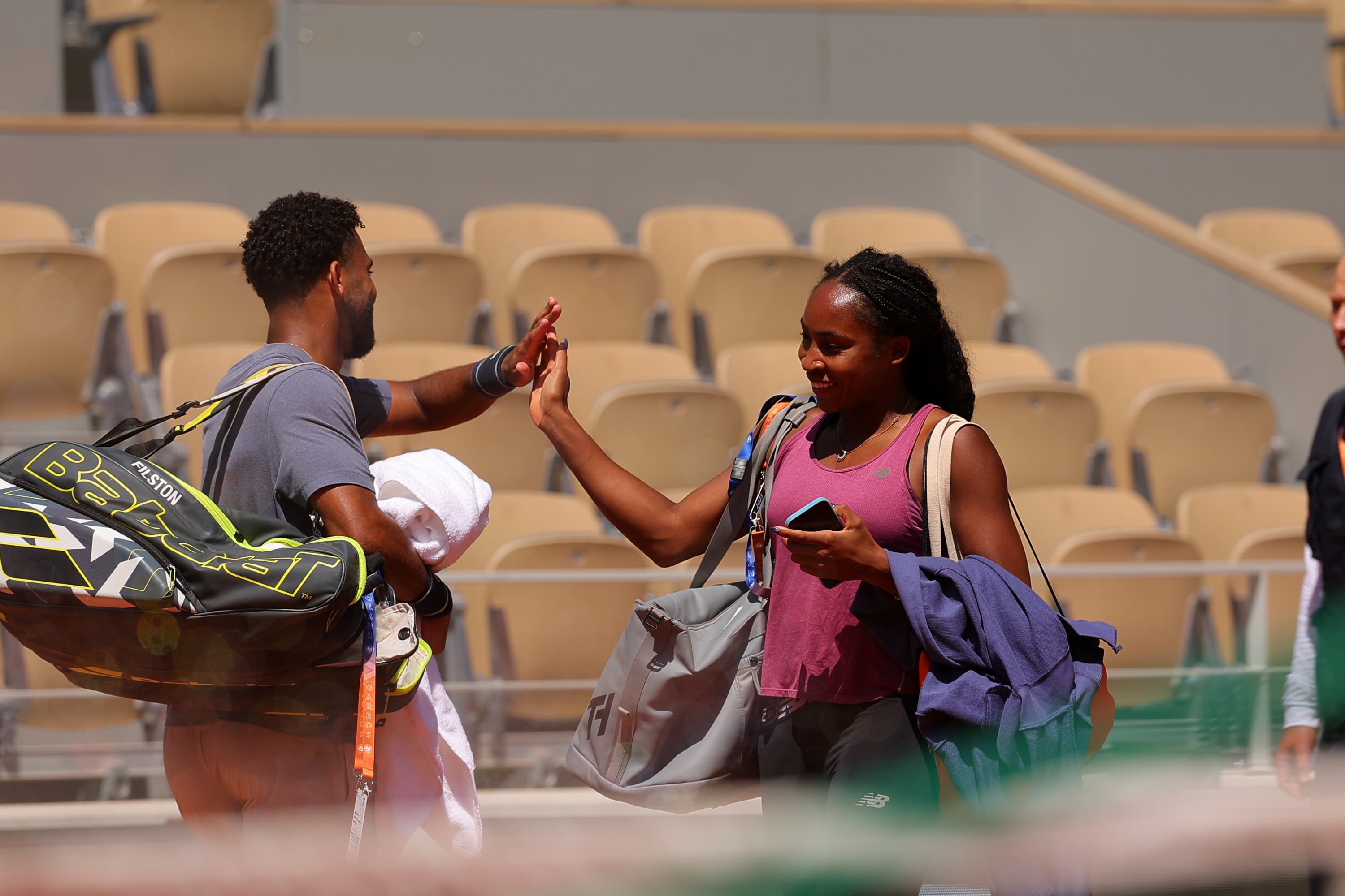 Arthur Fils, Coco Gauff / Practice, Roland-Garros 2025