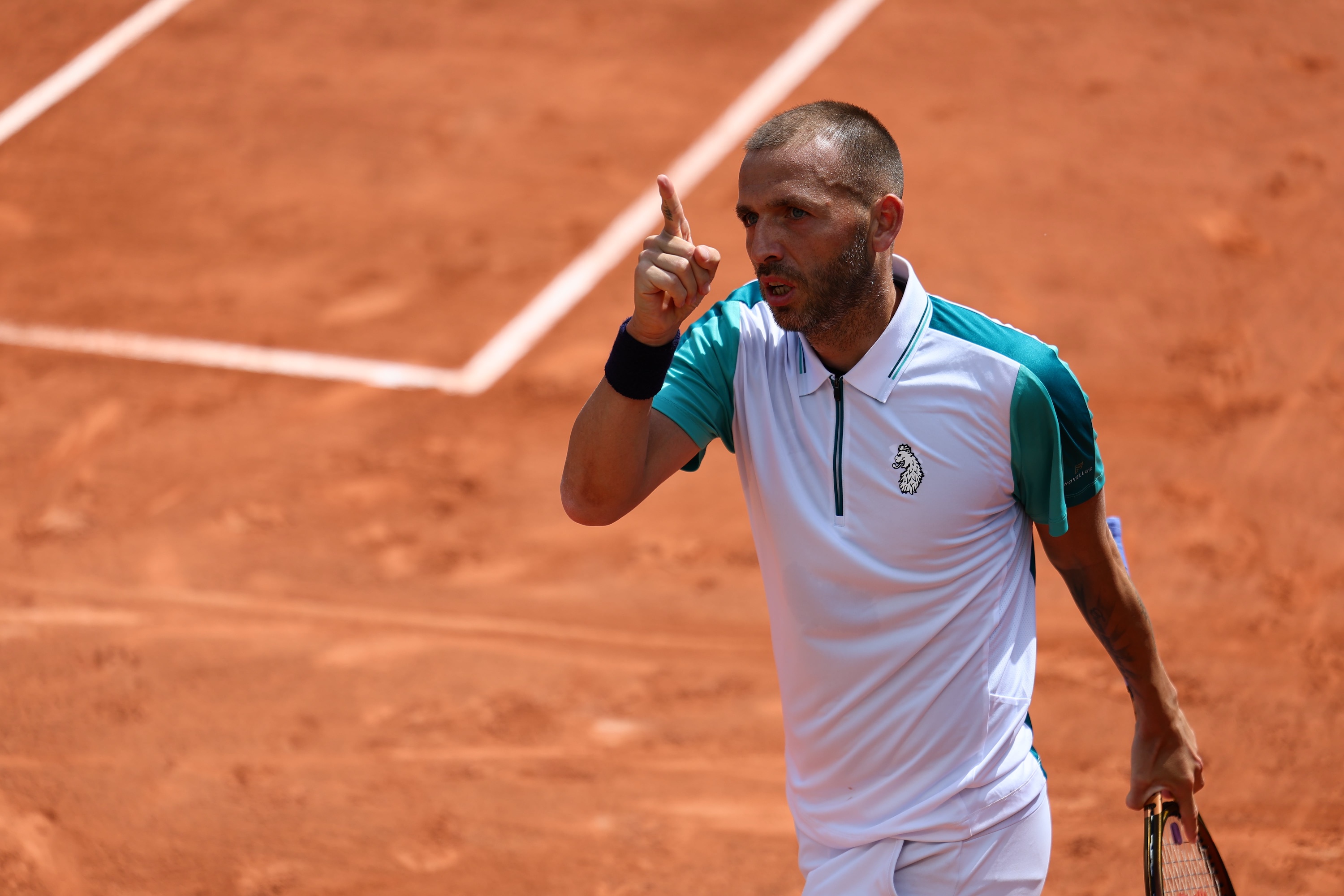 Dan Evans Roland-Garros 2025 qualifying