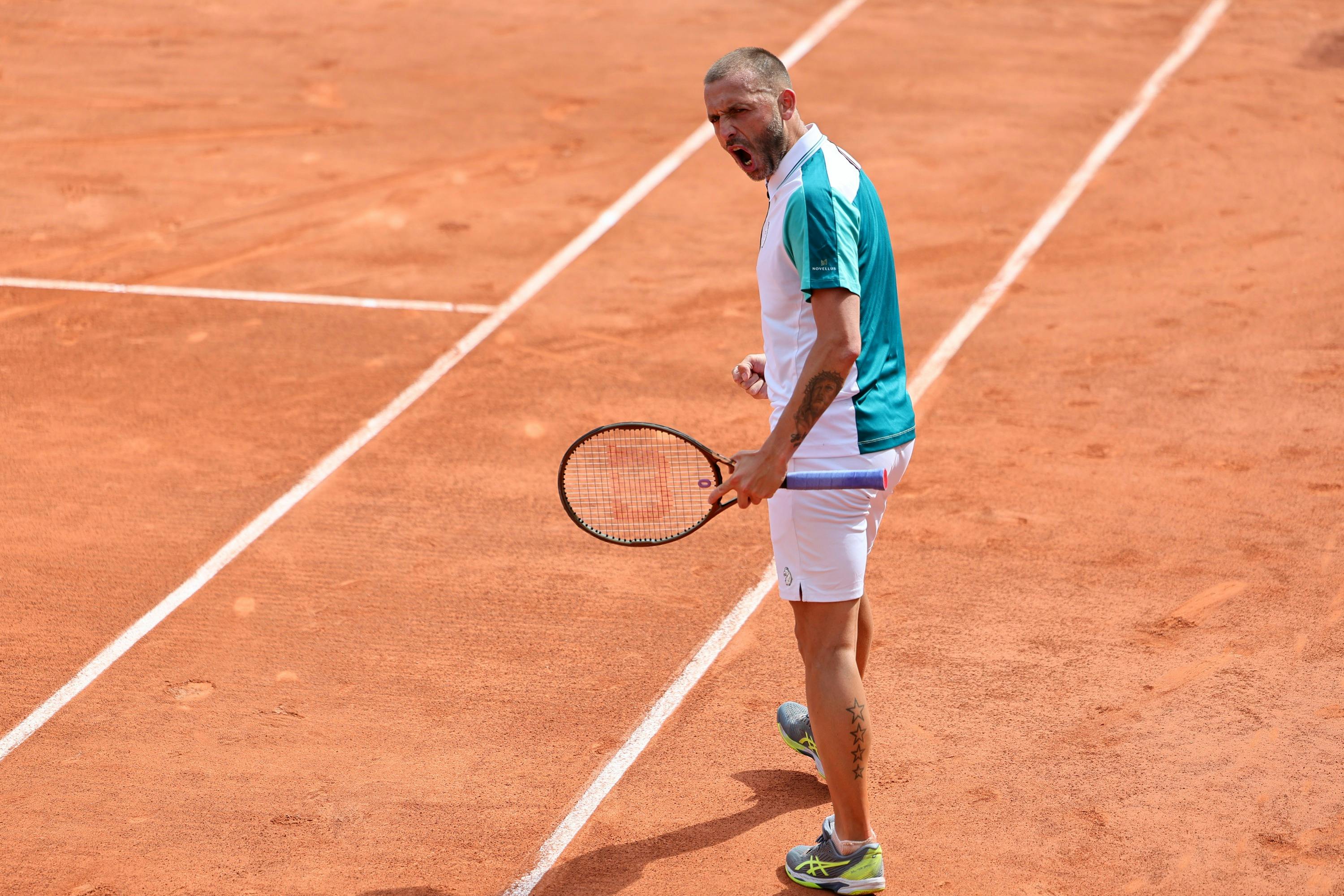 Dan Evans / Premier tour, qualifications, Roland-Garros 2025