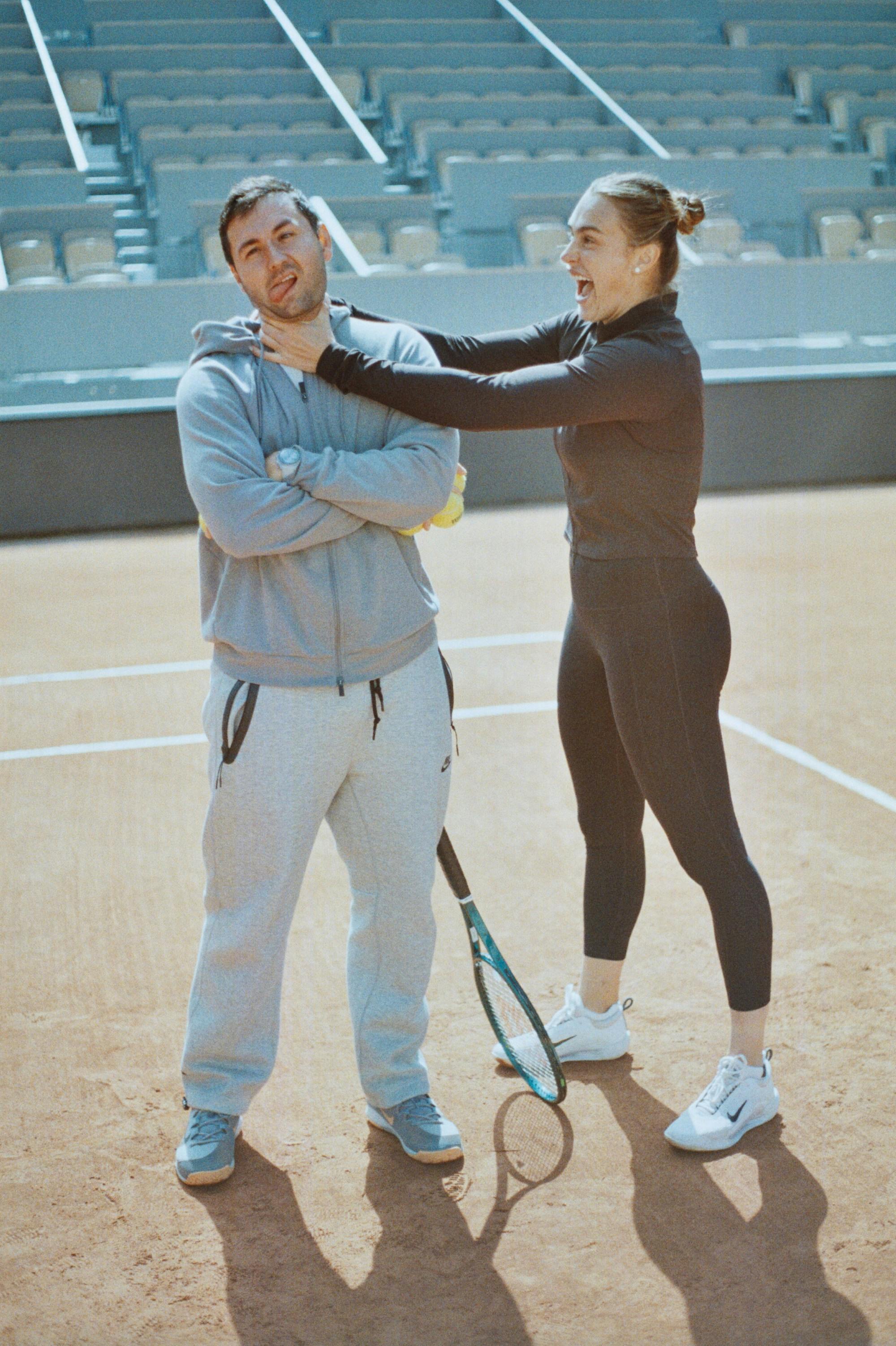 Anton Dubrov & Aryna Sabalenka / Roland-Garros 2025