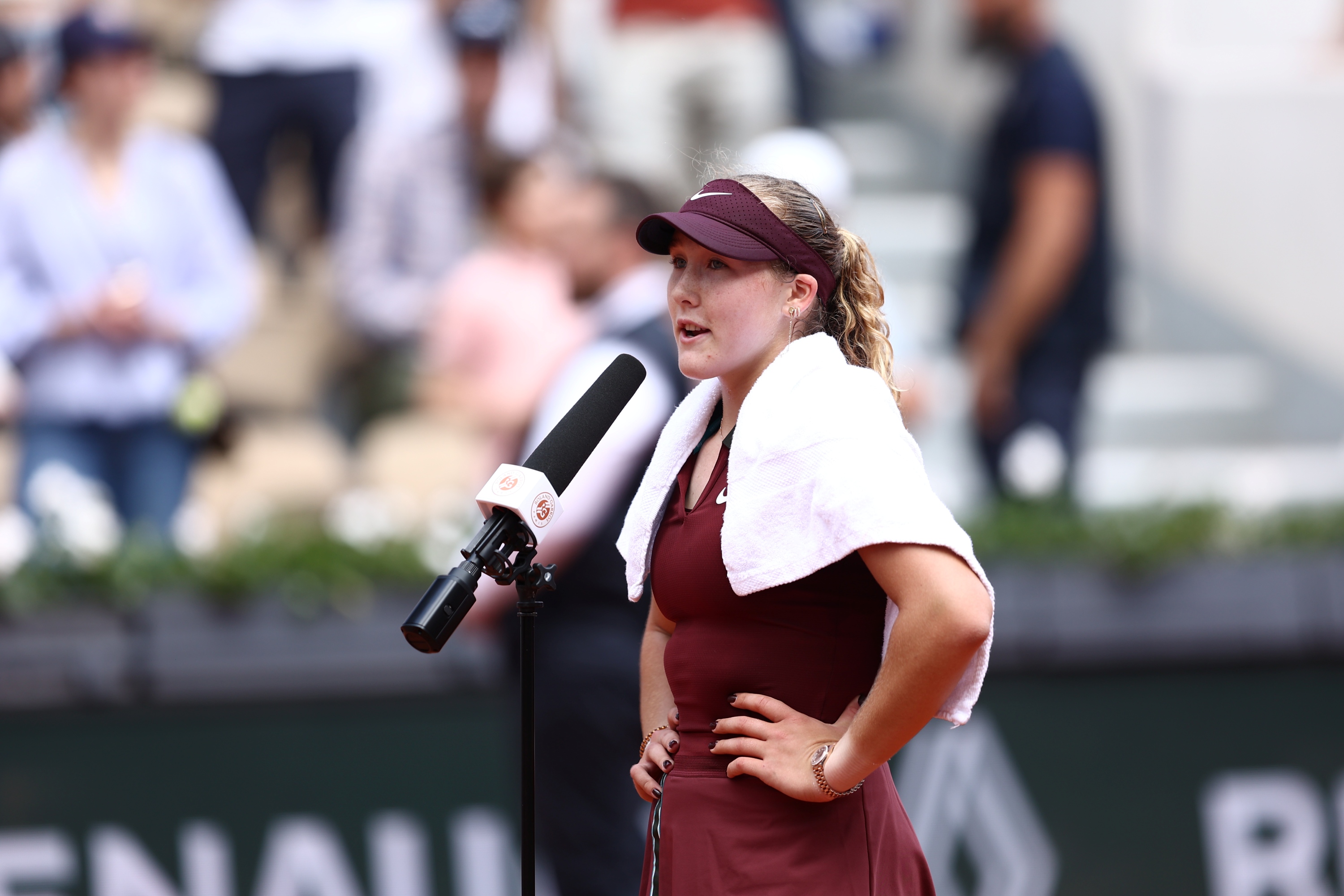 Mirra Andreeva / Huitièmes de finale, Roland-Garros 2025
