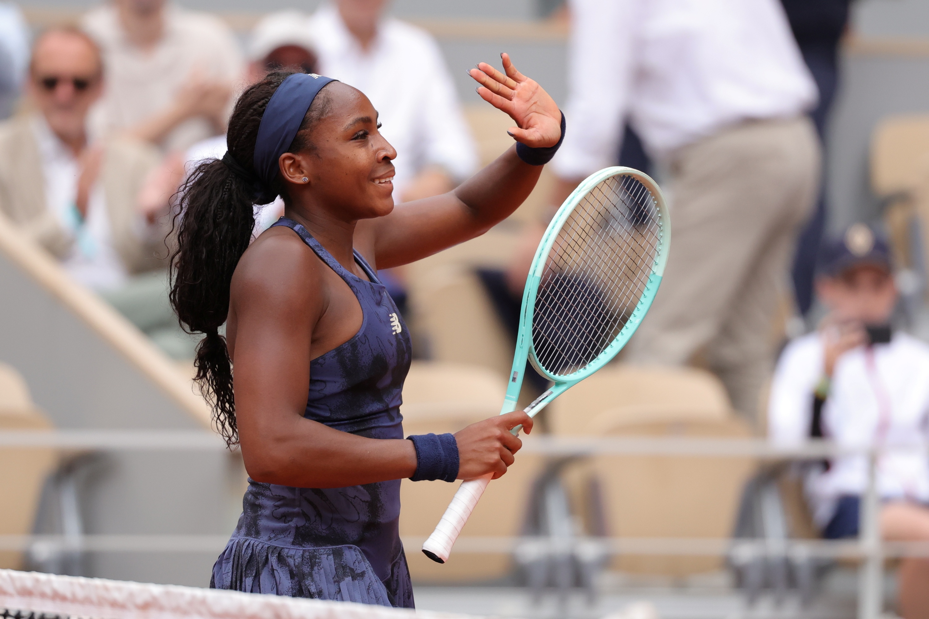 Coco Gauff / Huitièmes de finale, Roland-Garros 2025