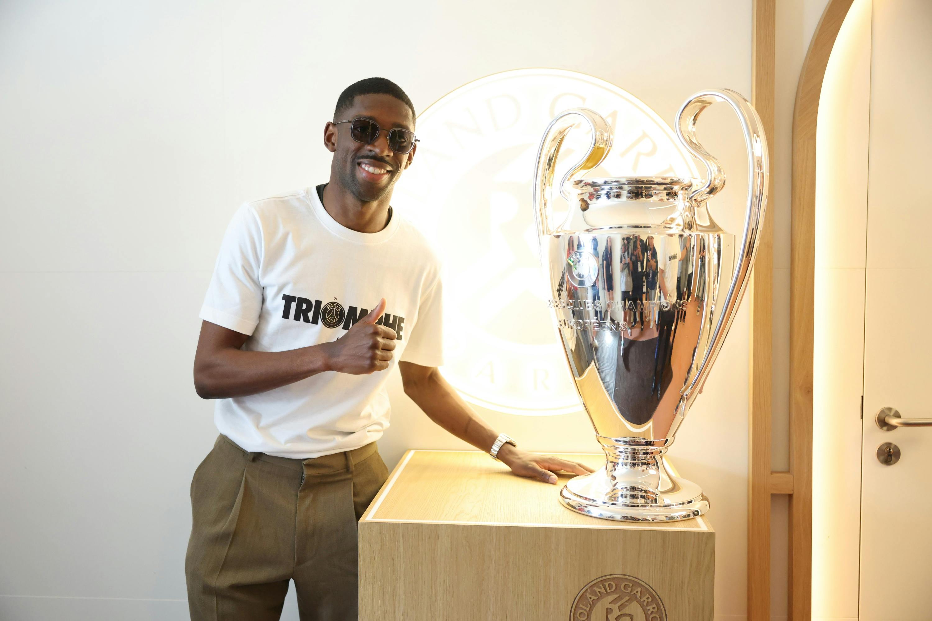Ousmane Dembélé, Trophée Ligue des champions / Roland-Garros 2025