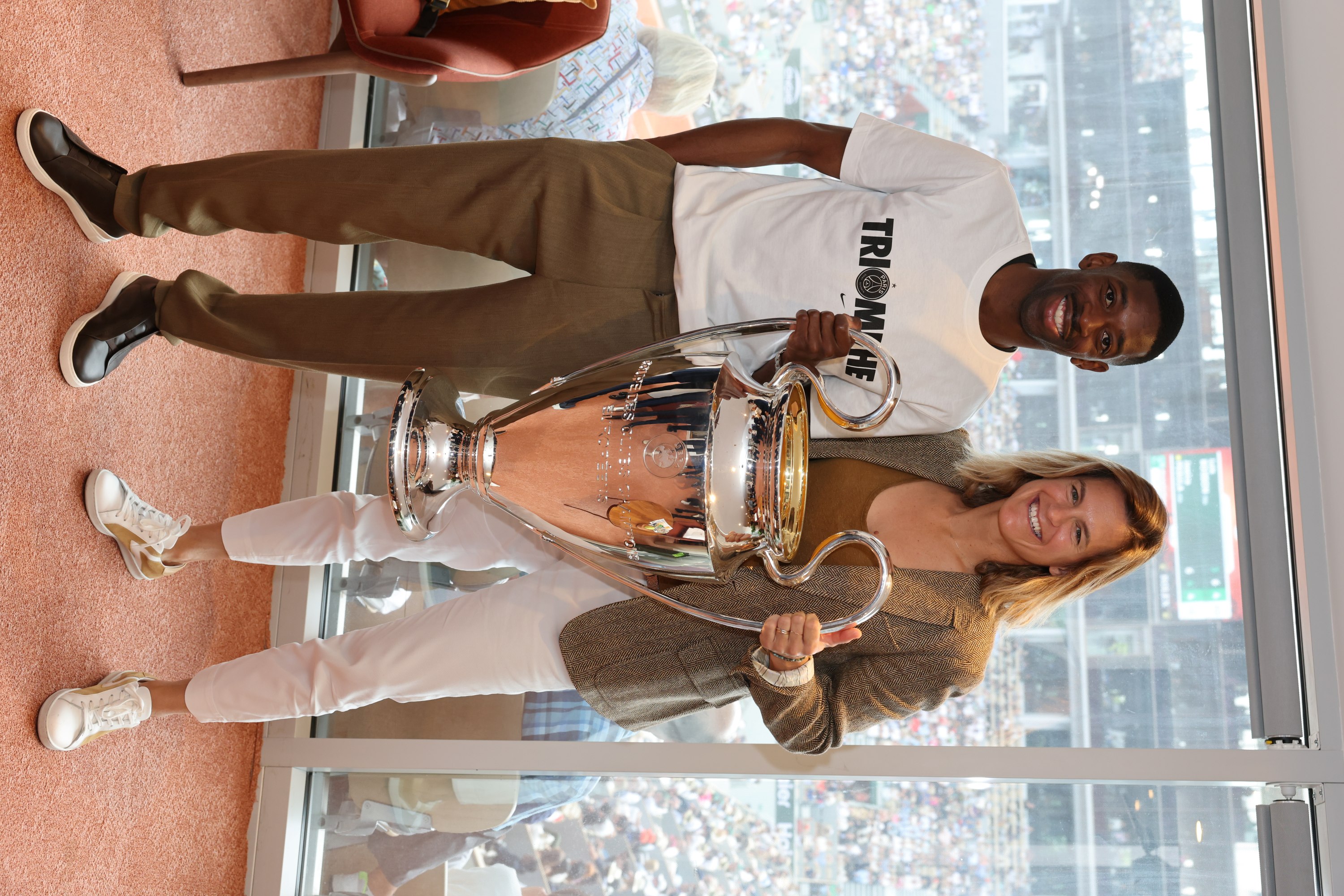 Ousmane Dembélé, Amélie Mauresmo, Trophée Ligue des Champions / Roland-Garros 2025