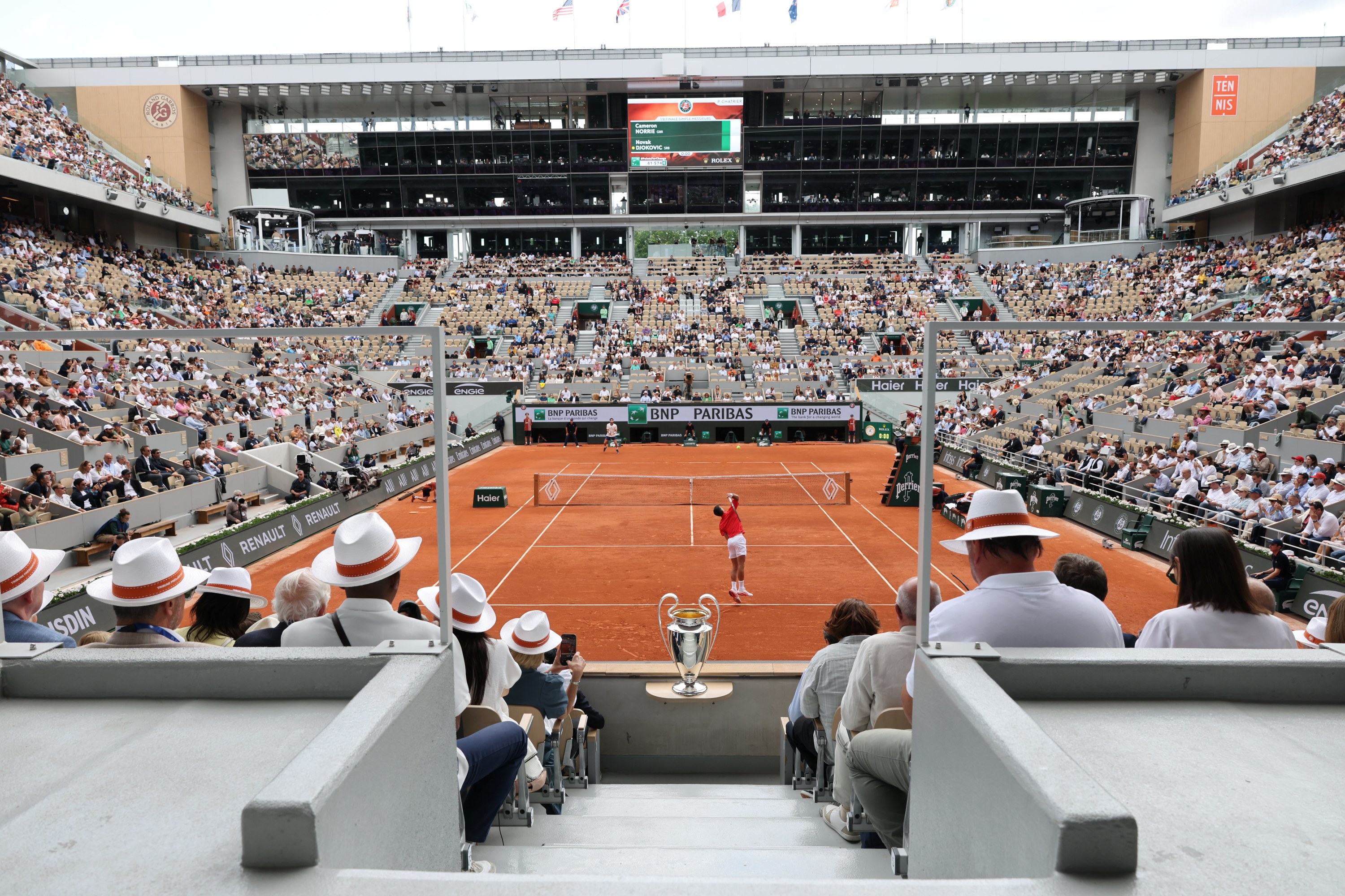 Novak Djokovic, Trophée Ligue des champions / Roland-Garros 2025