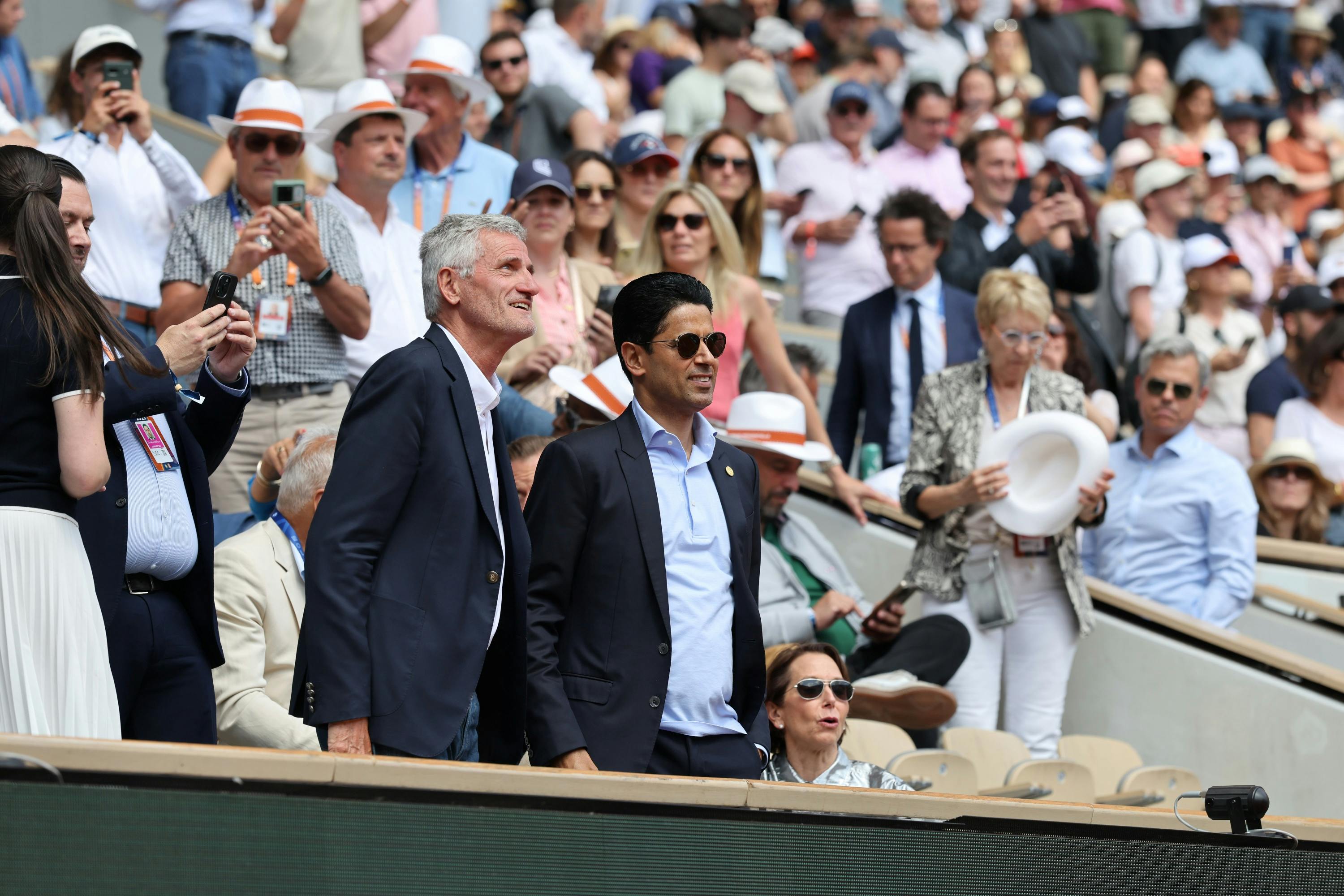 Gilles Moretton, Nasser al-Khelaïfi / Roland-Garros 2025