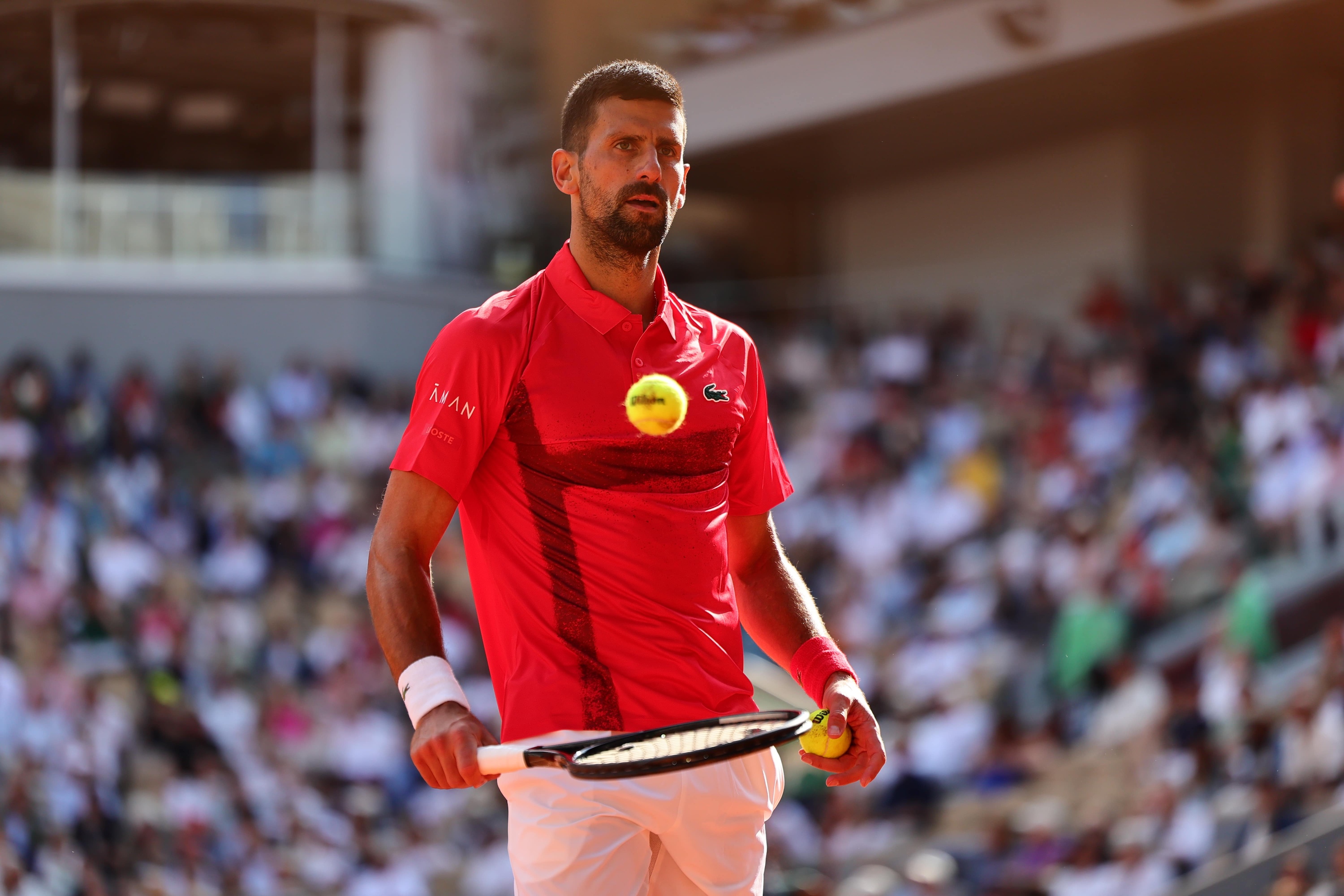 Novak Djokovic, Roland-Garros 2025, fourth round