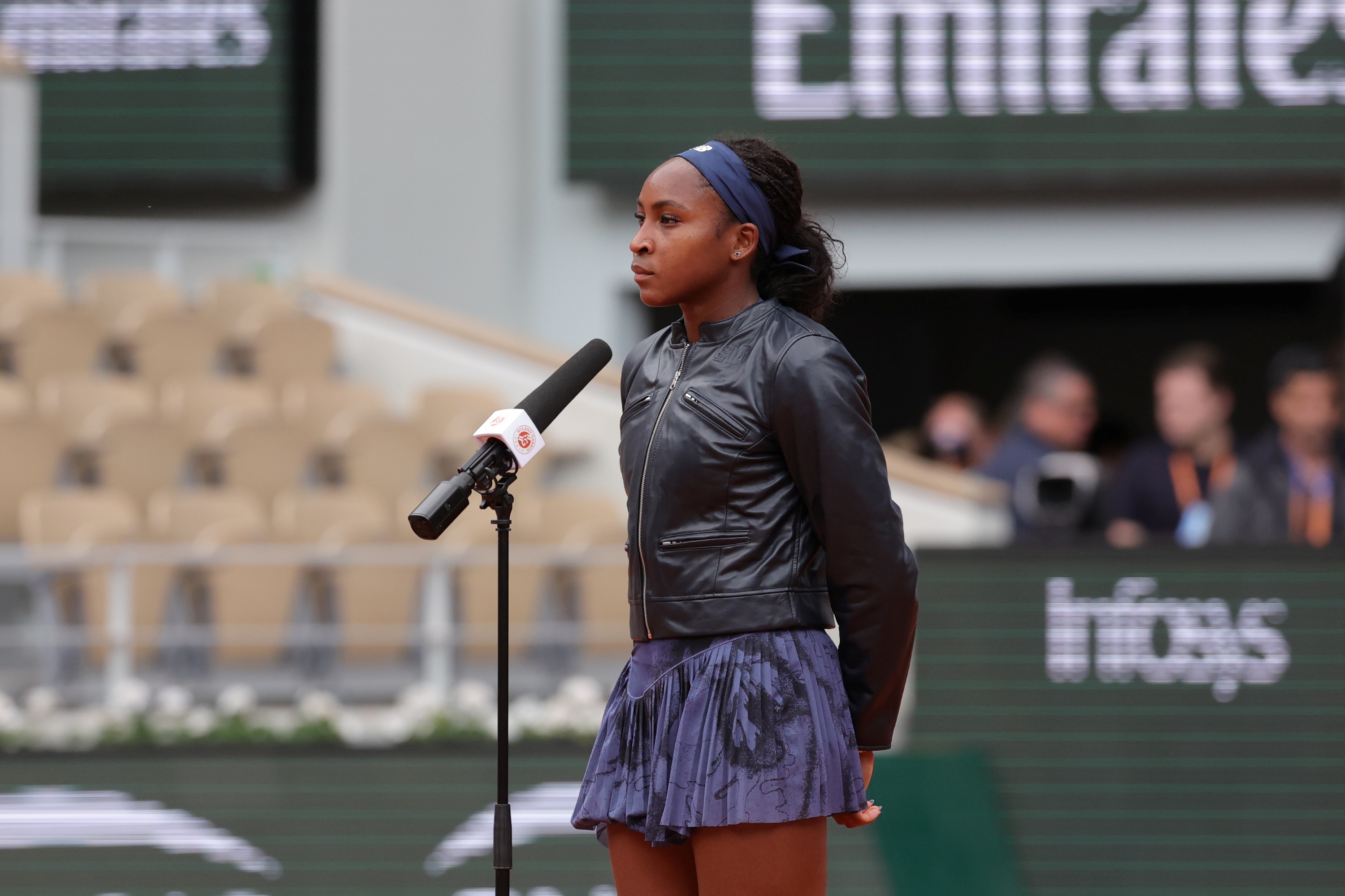 Coco Gauff / Huitièmes de finale, Roland-Garros 2025