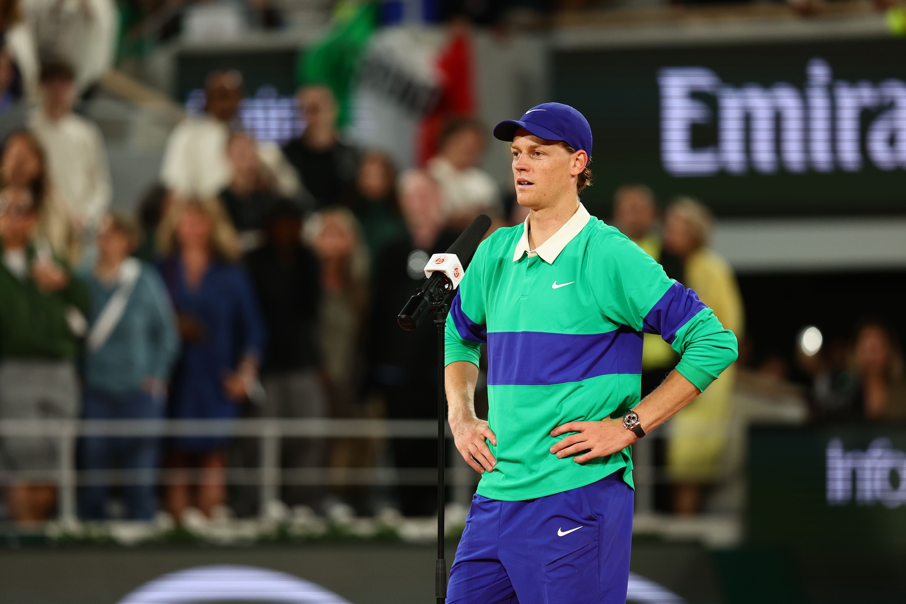 Jannik Sinner, Roland-Garros 2025, fourth round