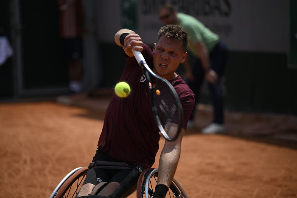 Ruben Spaargaren, Roland-Garros 2025, Tennis Fauteuil Simple Messieurs, 1er Tour