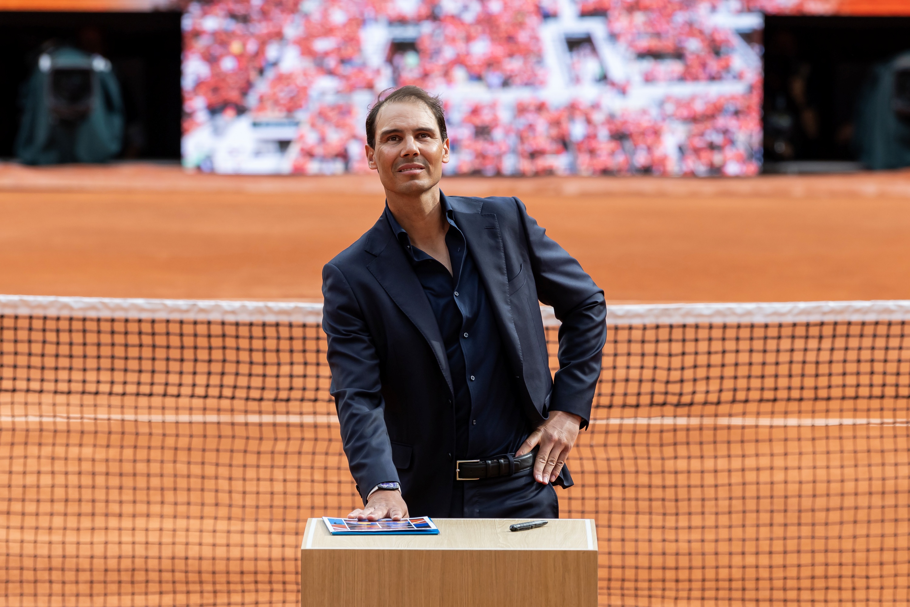 Rafael Nadal / Cérémonie hommage, Roland-Garros 2025