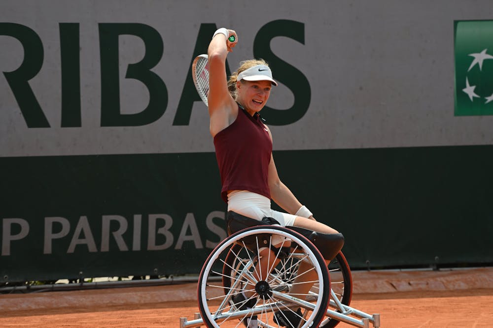 Diede de Groot, women's wheelchair singles R1 RG2025