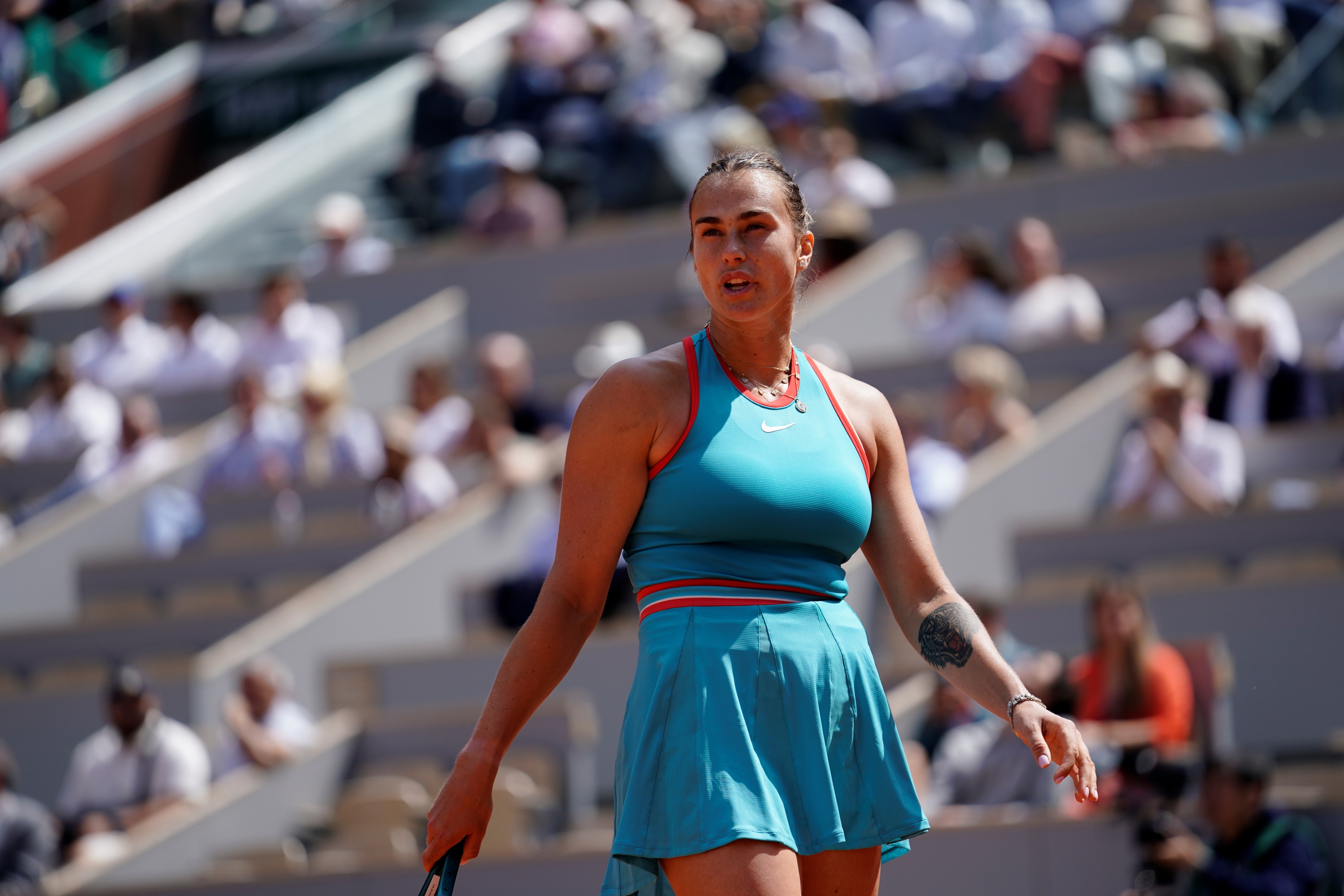 Aryna Sabalenka / Quarts de finale, Roland-Garros 2025