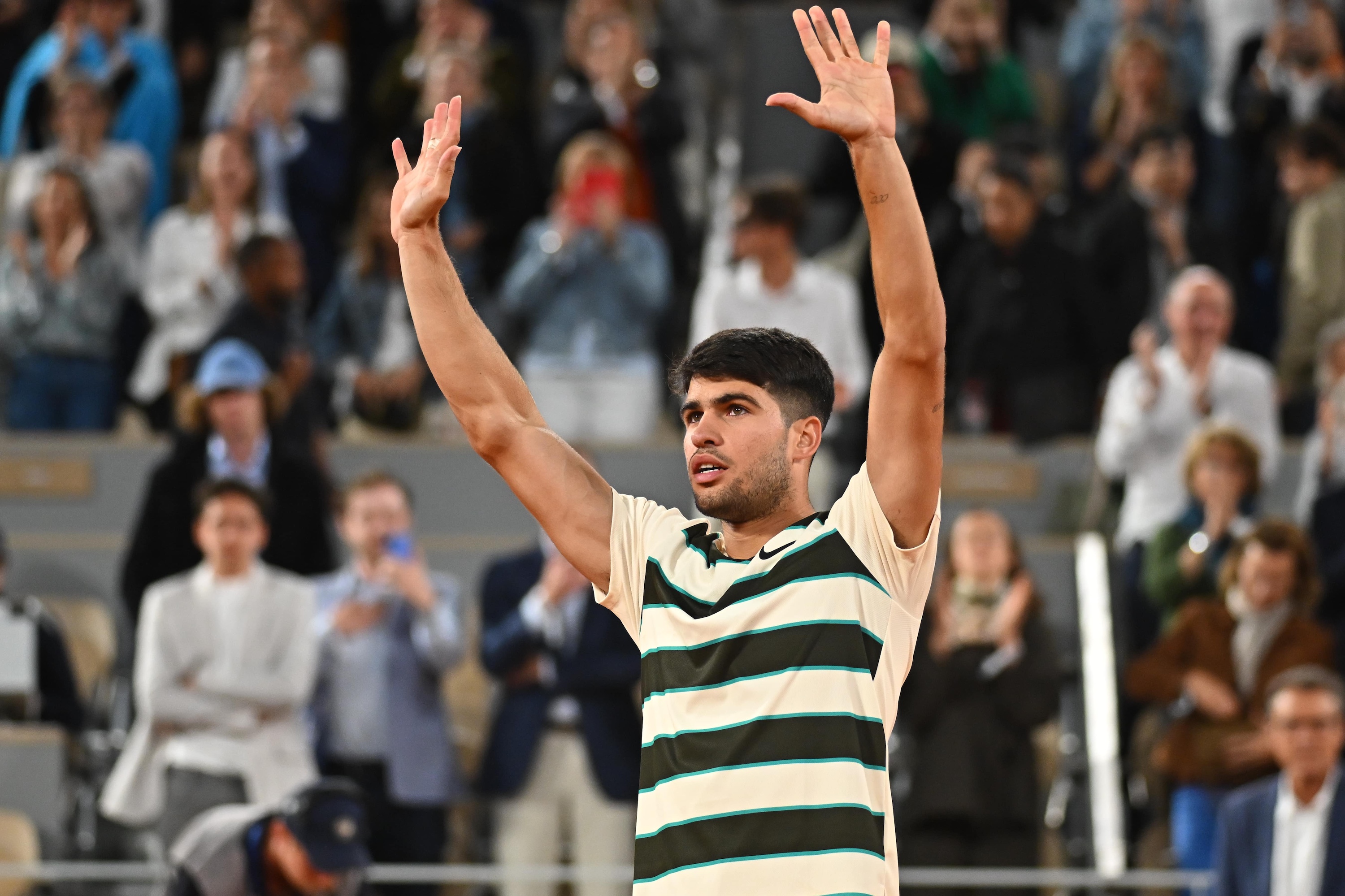 Carlos Alcaraz, Roland-Garros 2025, quarterfinals