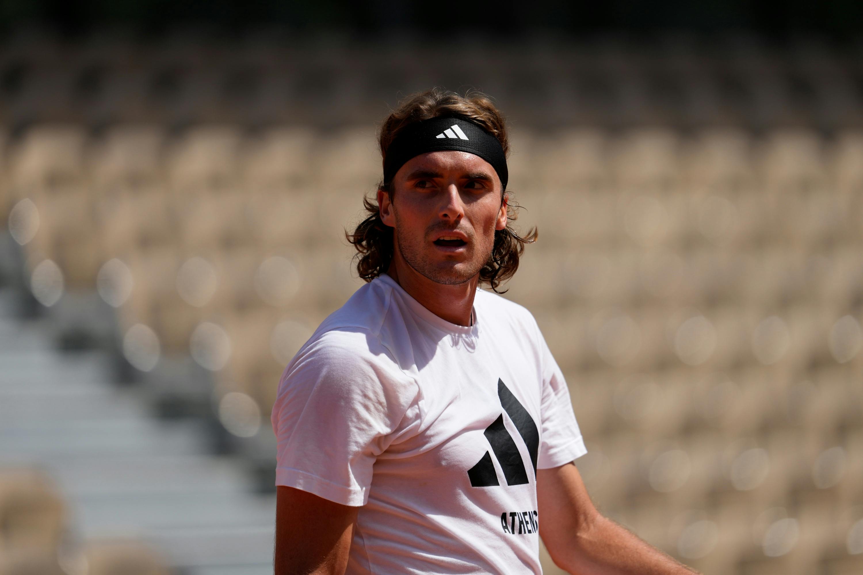 Stefanos Tsitsipas / Practice Roland-Garros 2025