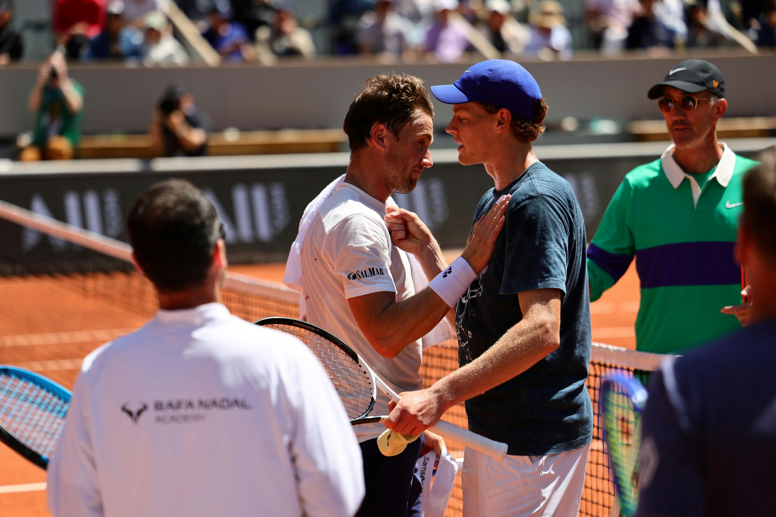 Casper Ruud / Jannik Sinner Practice Roland-Garros 2025