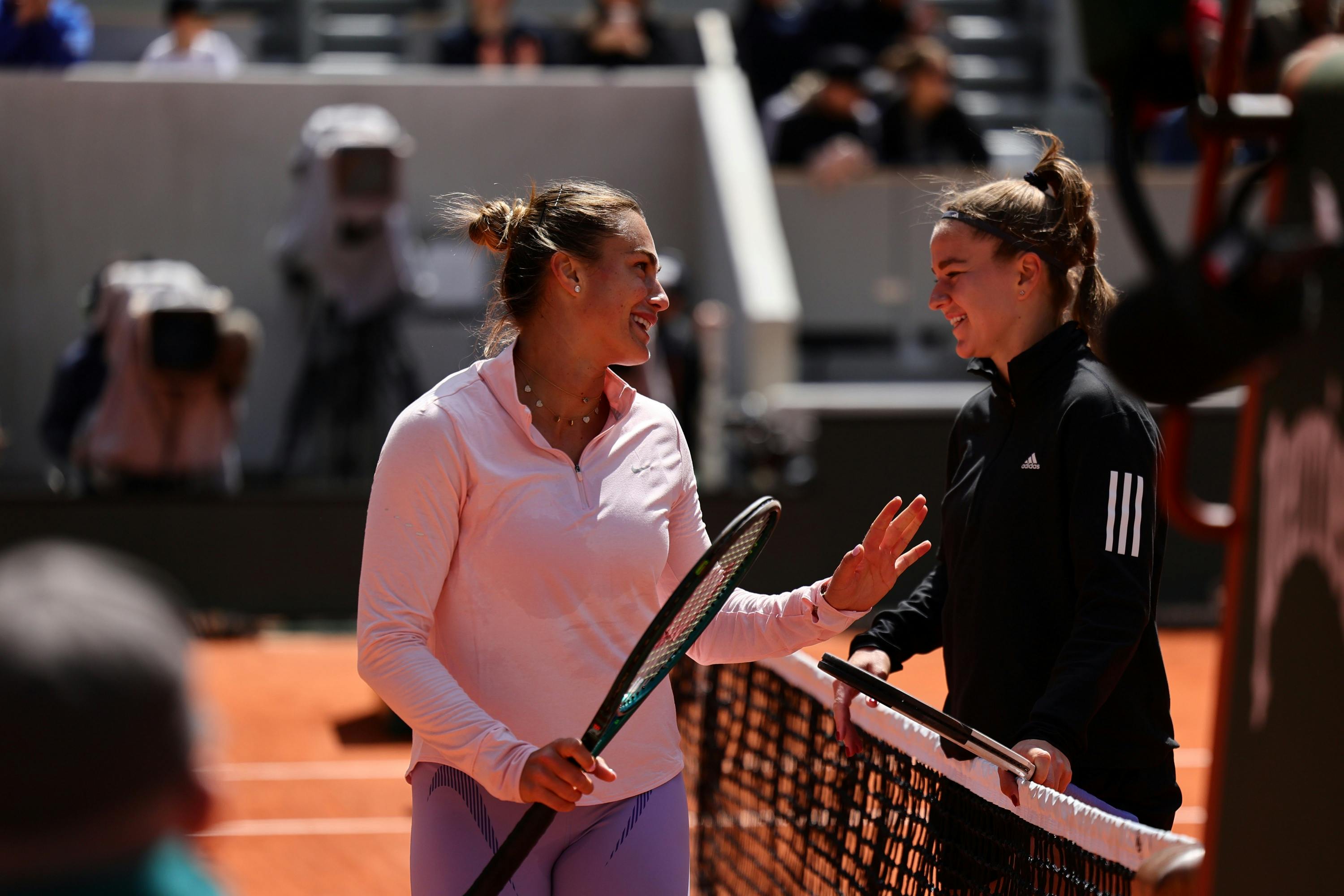 Aryna Sabalenka Karolina Muchova /  Practice Roland-Garros 2025