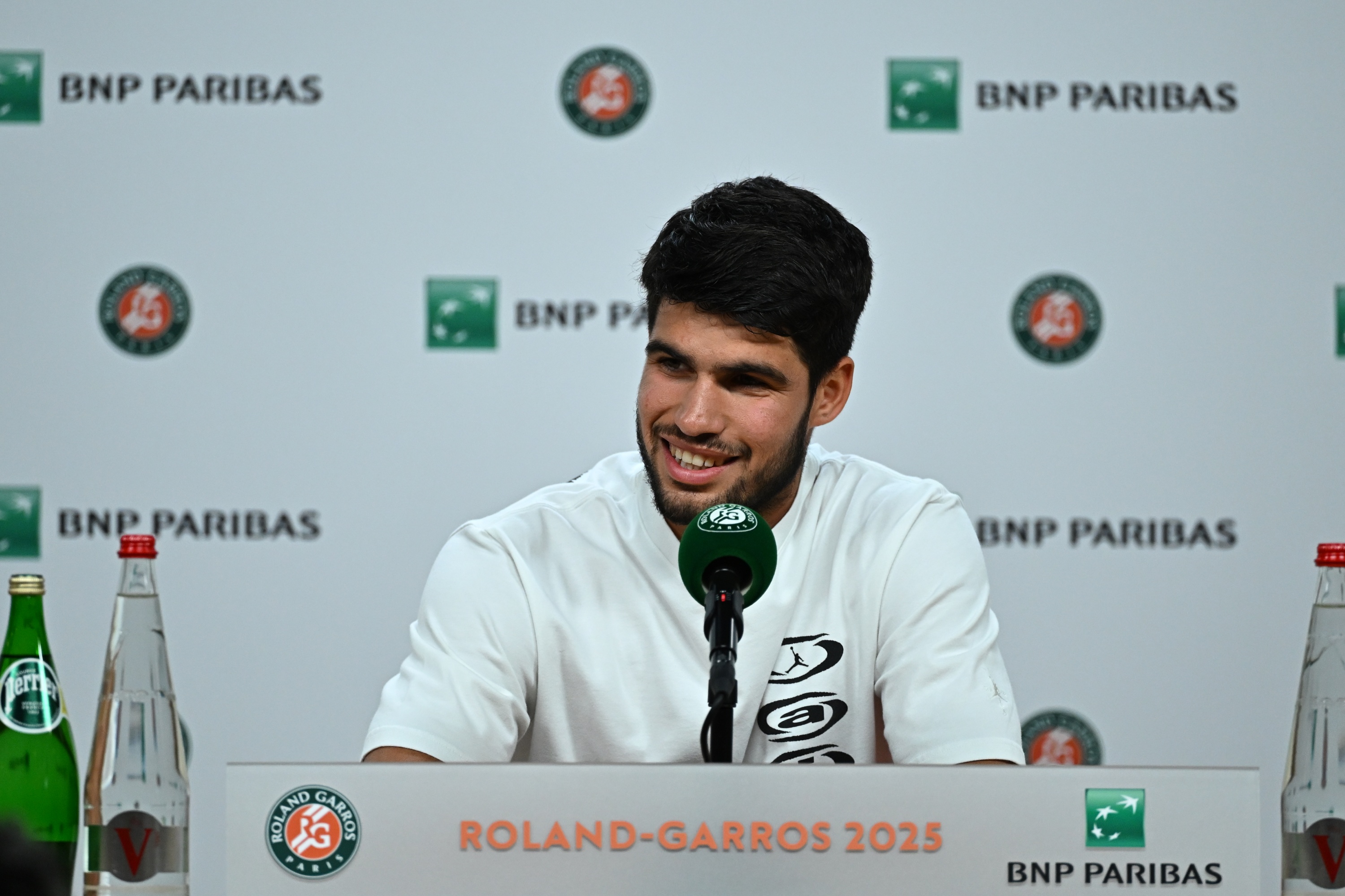 Carlos Alcaraz, Roland-Garros 2025, Media Day