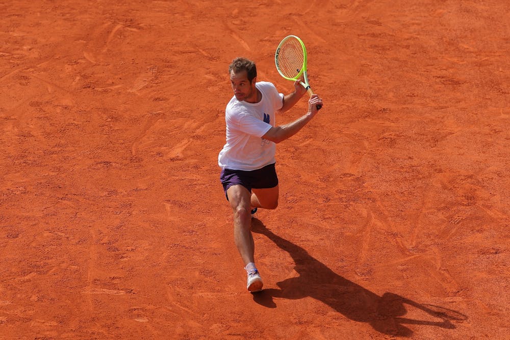 Richard Gasquet RG2025 practice Richard Gasquet RG2025 practice