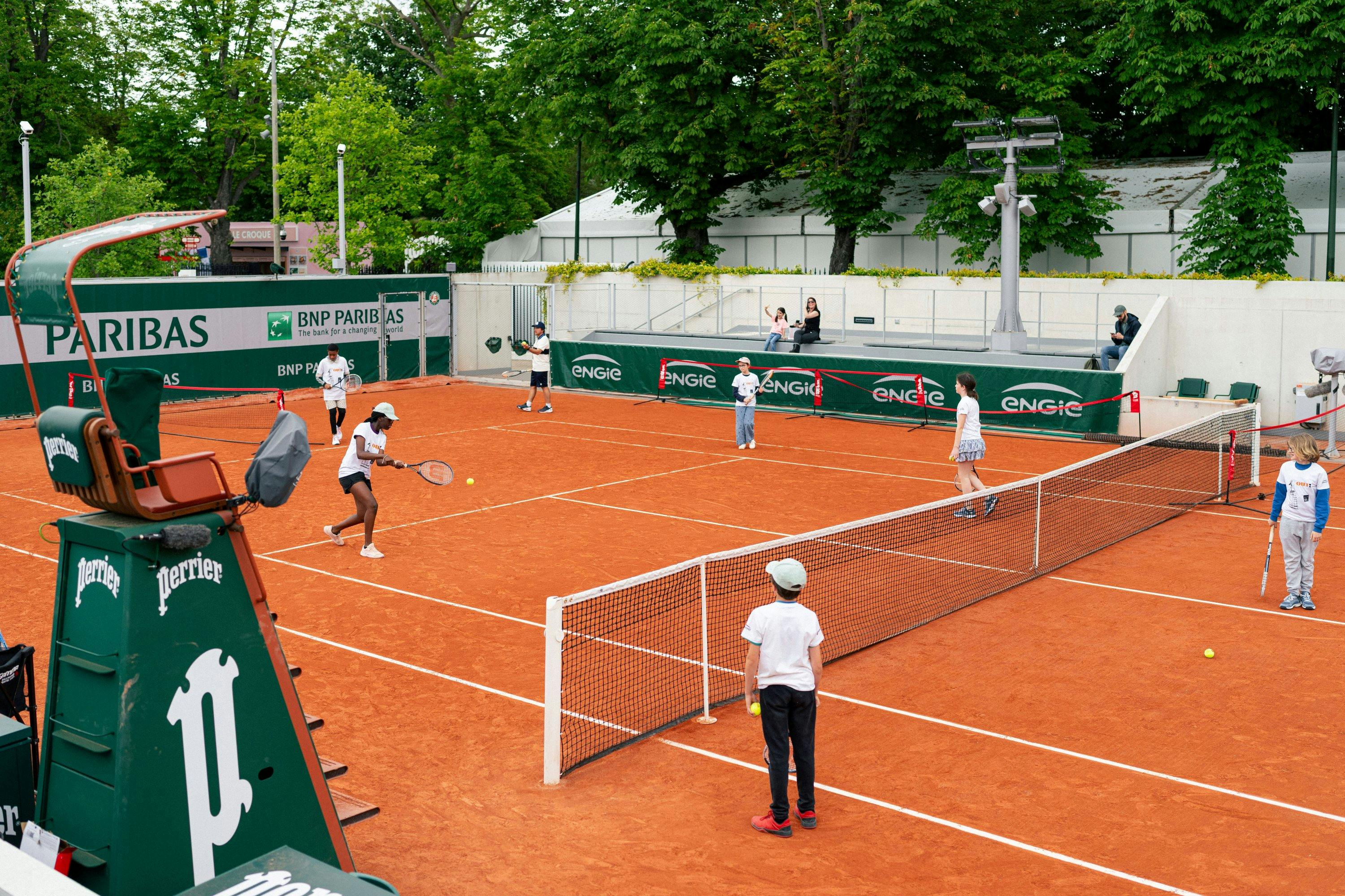 Journée Yannick Noah Jouer sur la terre de Roland-Garros ENGIE Roland-Garros 2025