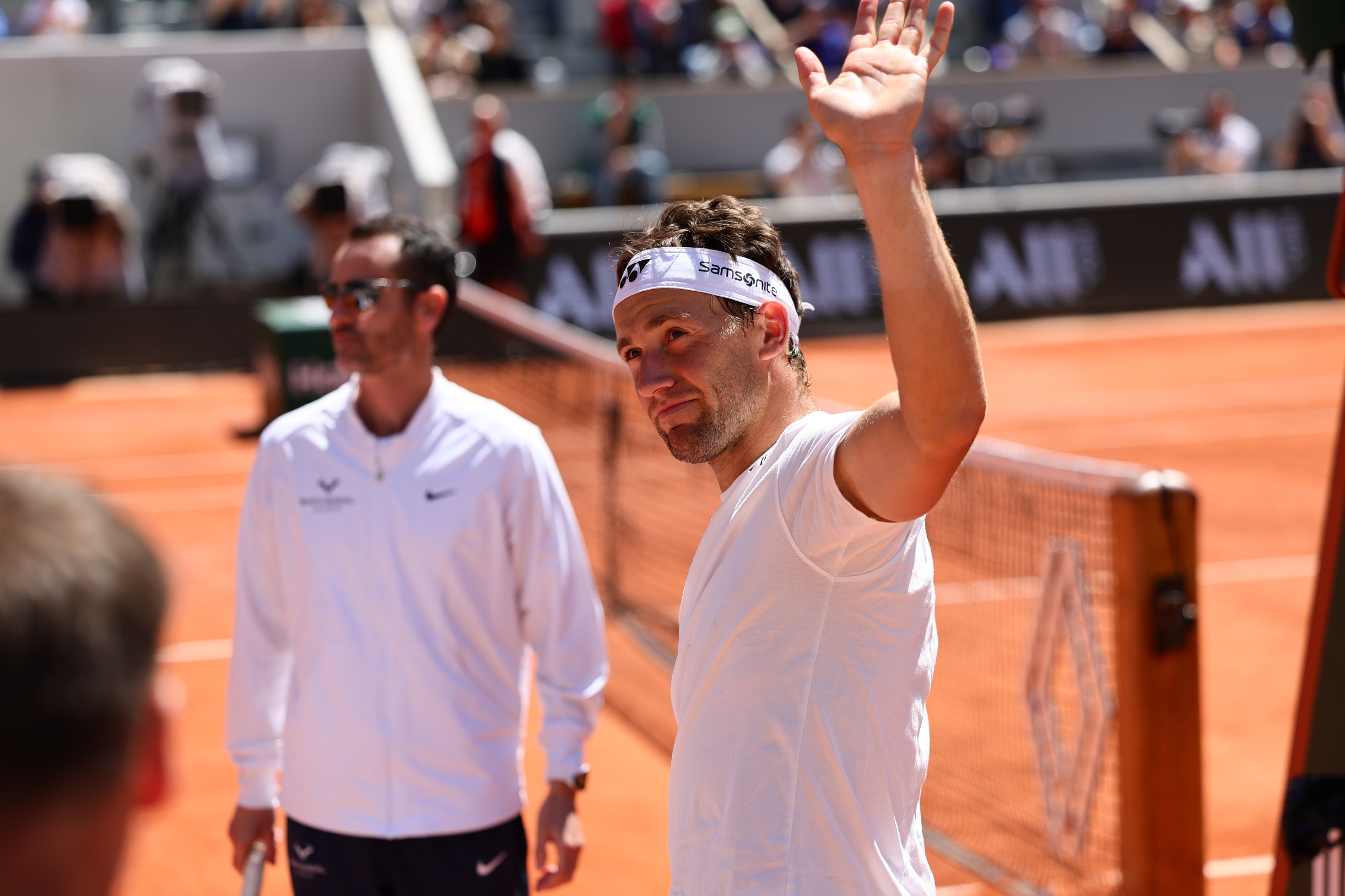 Casper Ruud Roland-Garros 2025 practice