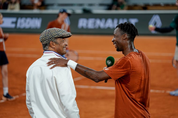 Yannick Noah & Gaël Monfils / Journée Yannick Noah Roland-Garros 2025 Yannick Noah & Gaël Monfils / Journée Yannick Noah Roland-Garros 2025