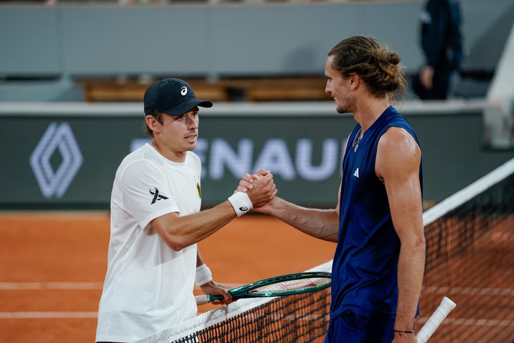 Alex De Minaur & Alexander Zverev / Practice Roland-Garros 2025