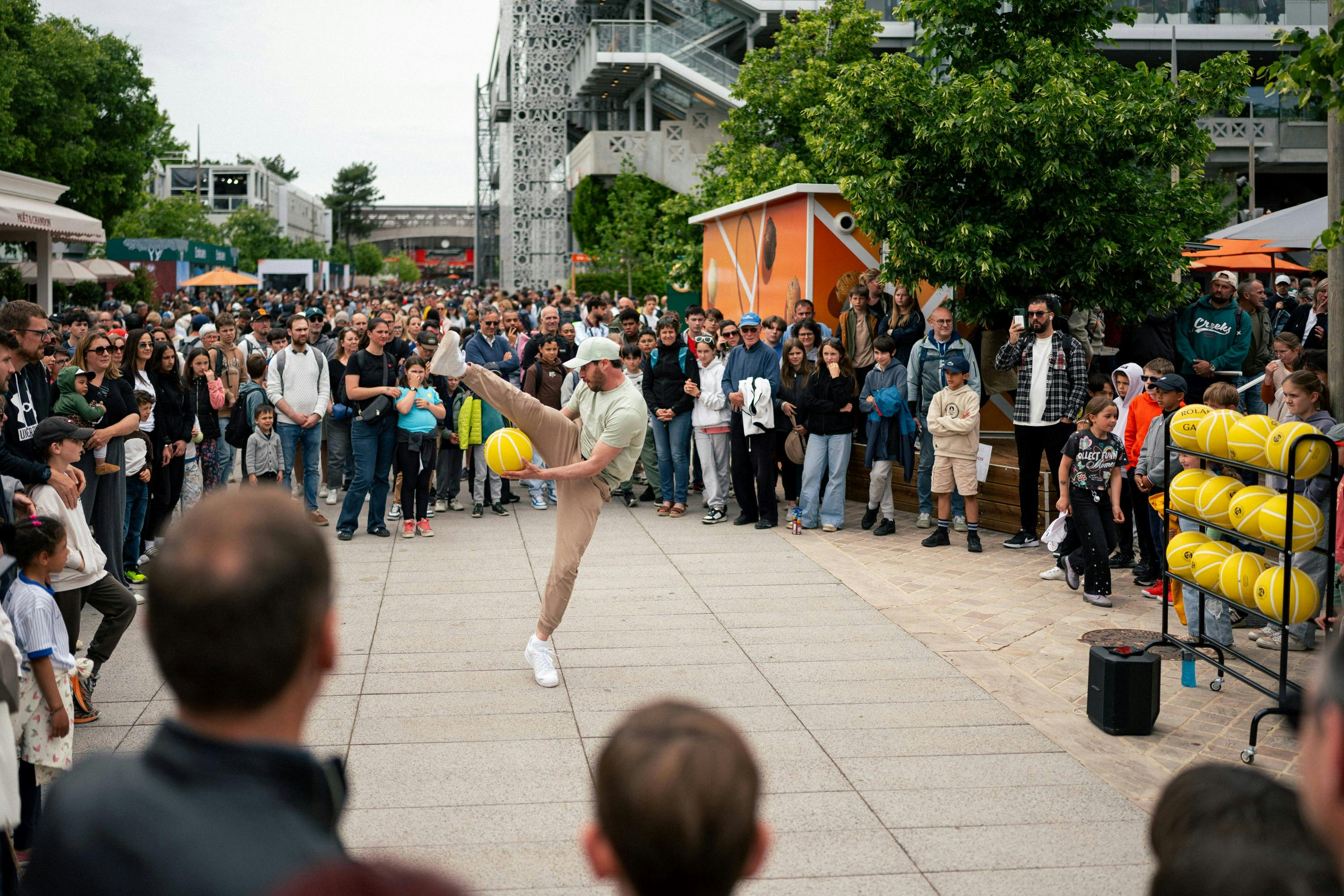 Journée Yannick Noah Animation Ballon de tennis / Roland-Garros 2025