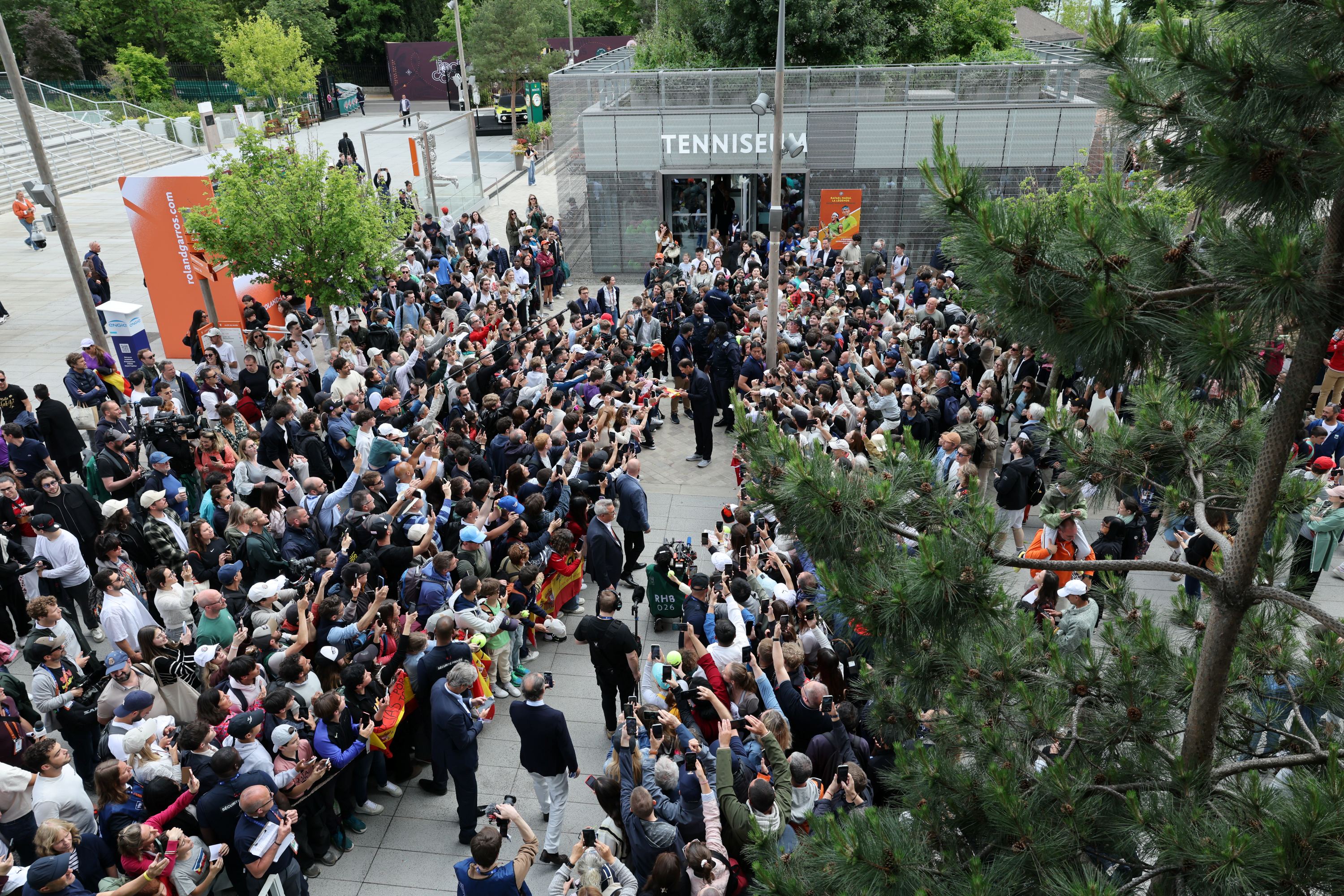 Rafael Nadal / Tenniseum foule Roland-Garros 2025