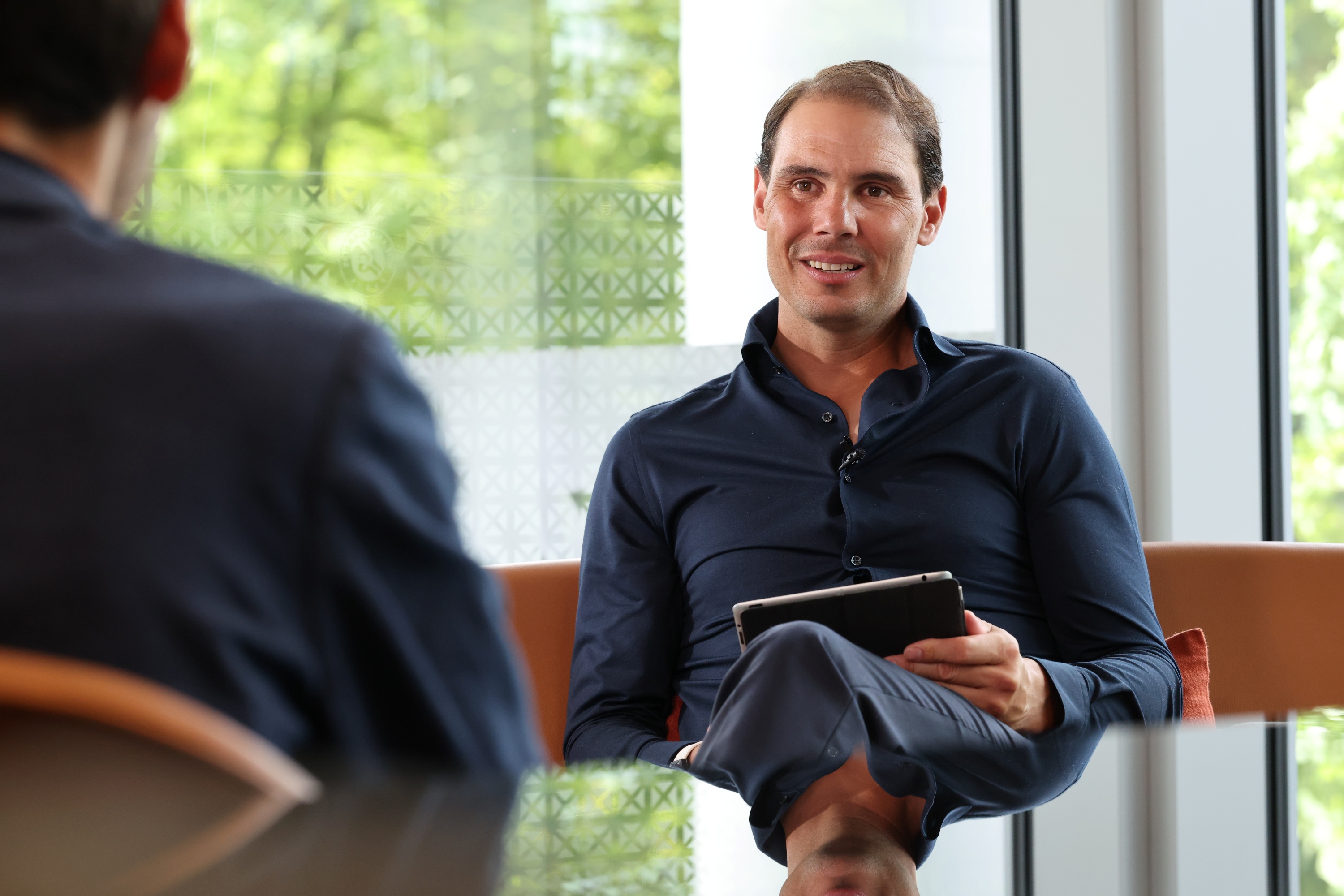 Rafael Nadal / Interview Avant-cérémonie Roland-Garros 2025