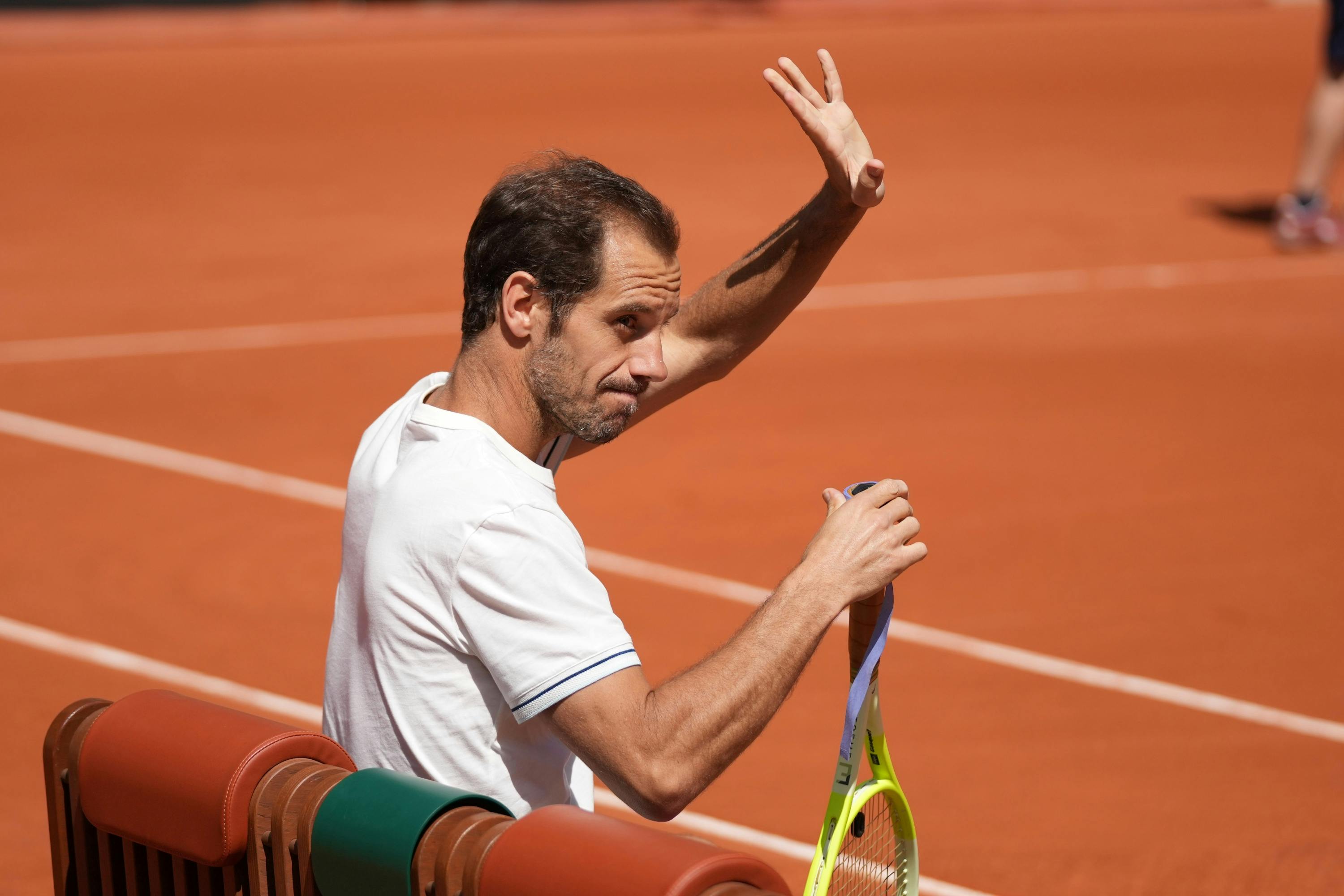 Richard Gasquet, Roland-Garros 2025, Entrainement