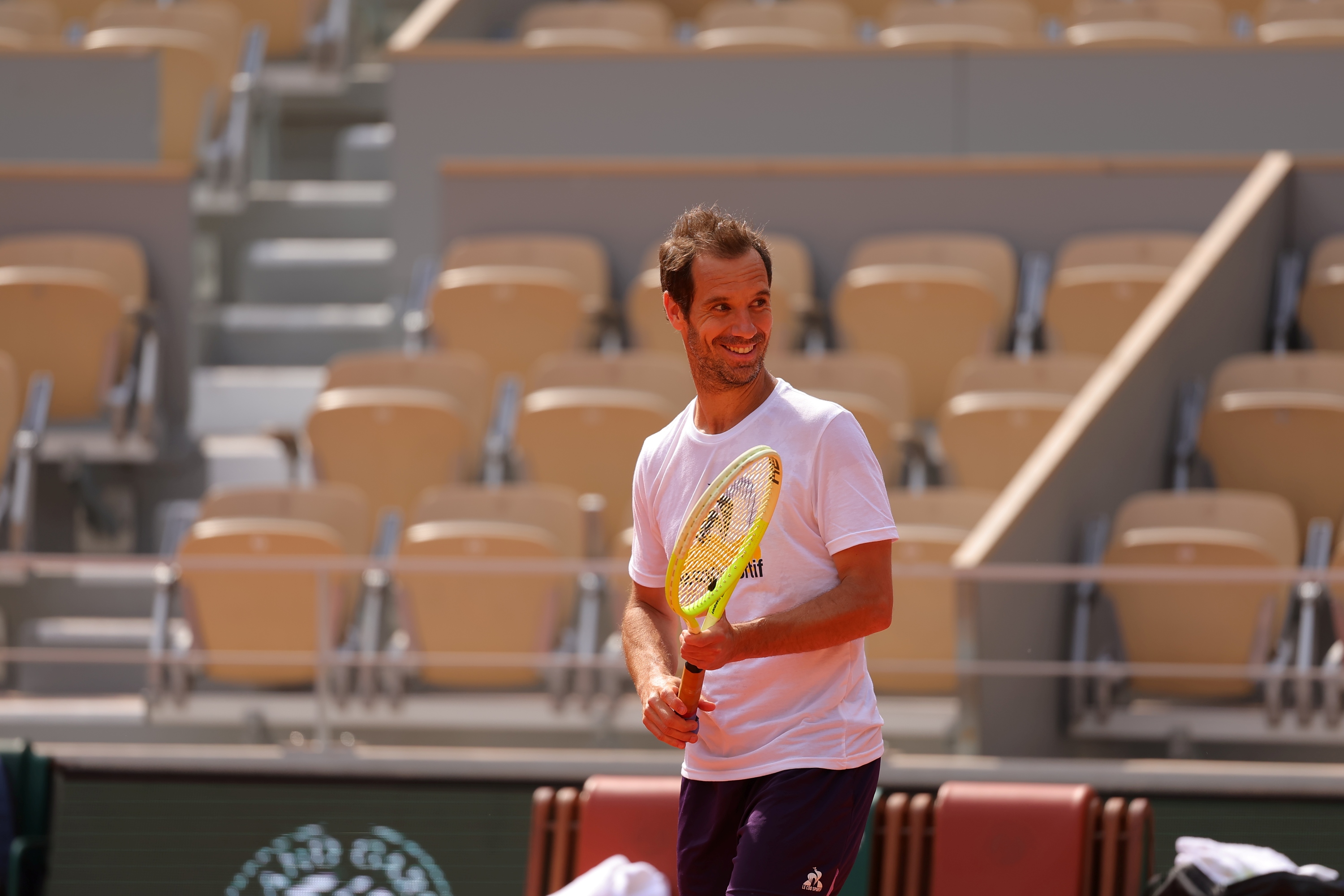Richard Gasquet / Practice Roland-Garros 2025