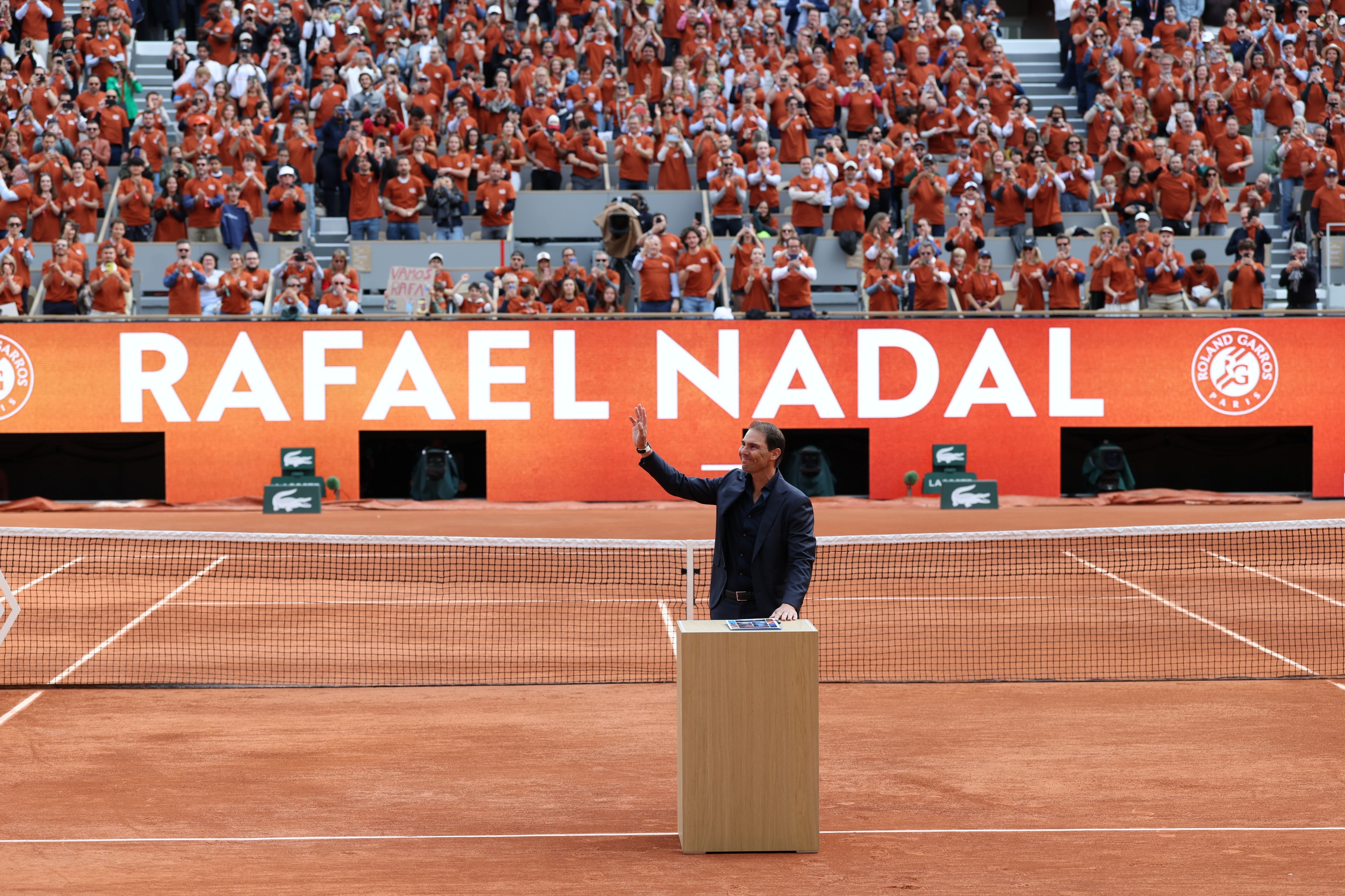 Rafael Nadal Cérémonie d'hommage Rafael Nadal / Roland-Garros 2025