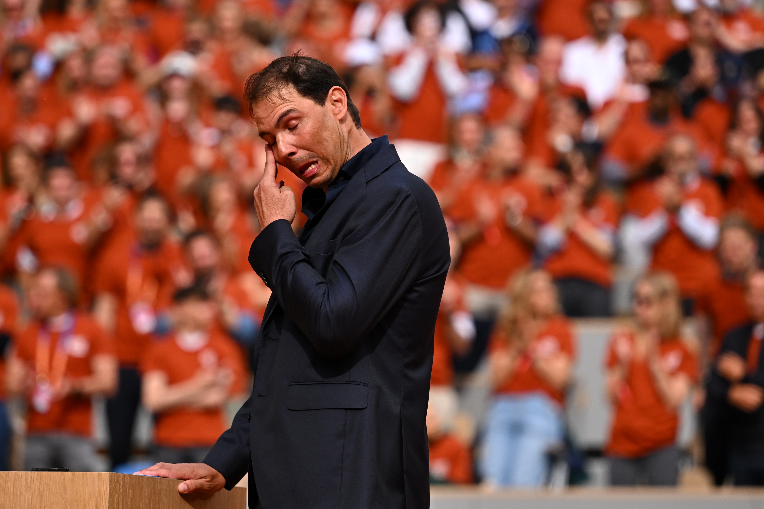 Rafael Nadal / Cérémonie d'hommage Rafael Nadal Roland-Garros 2025