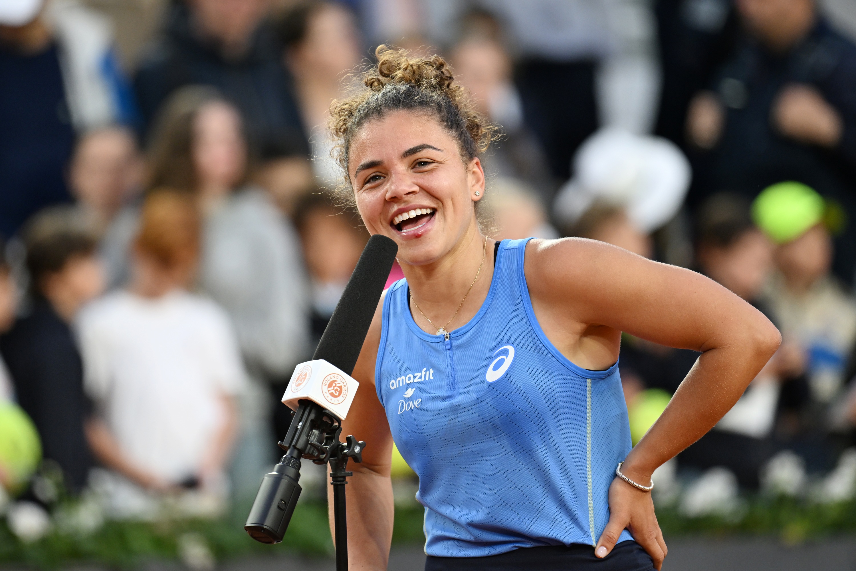 Jasmine Paolini / Premier tour, Roland-Garros 2025