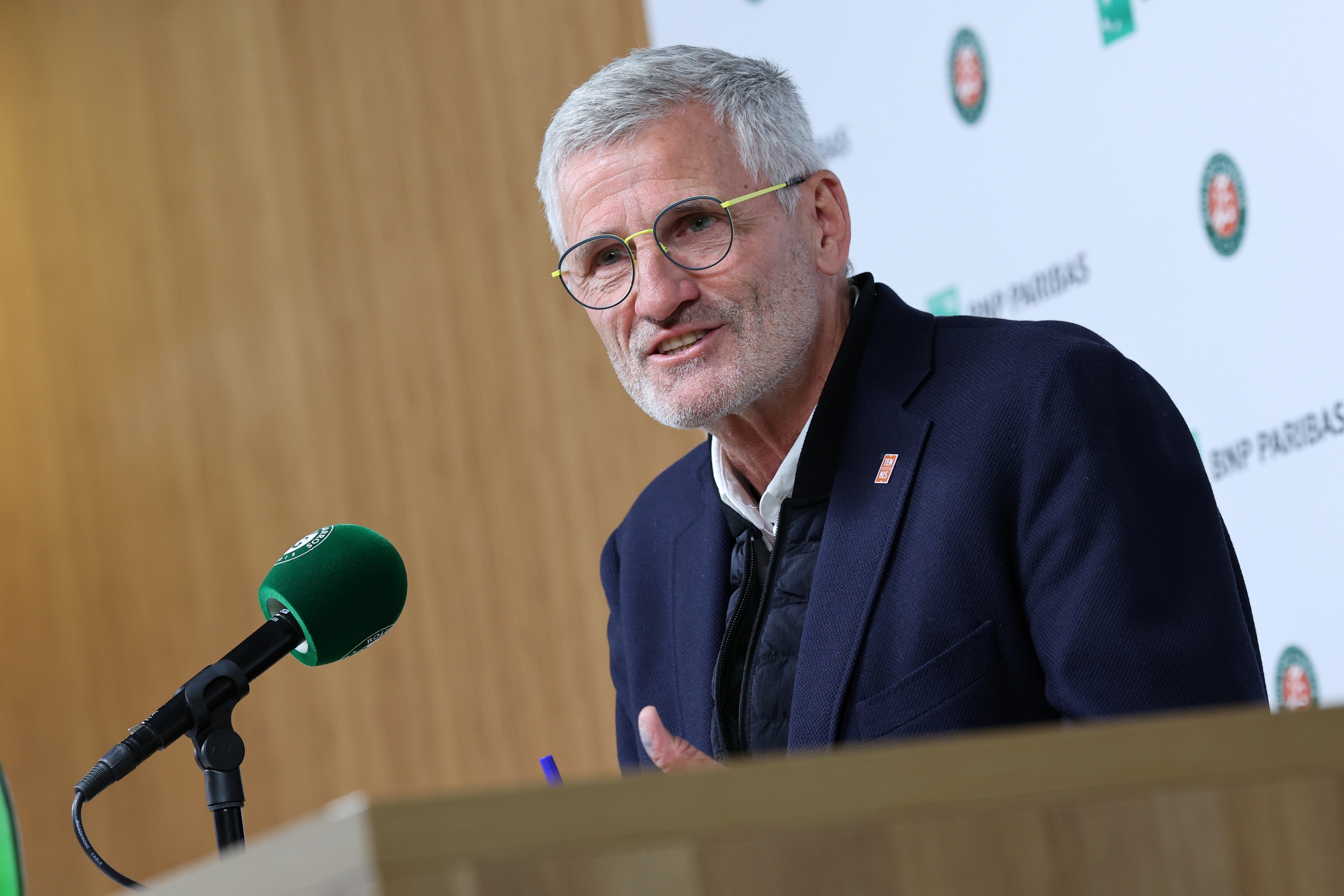 Gilles Moretton / Conférence de presse Roland-Garros 2025