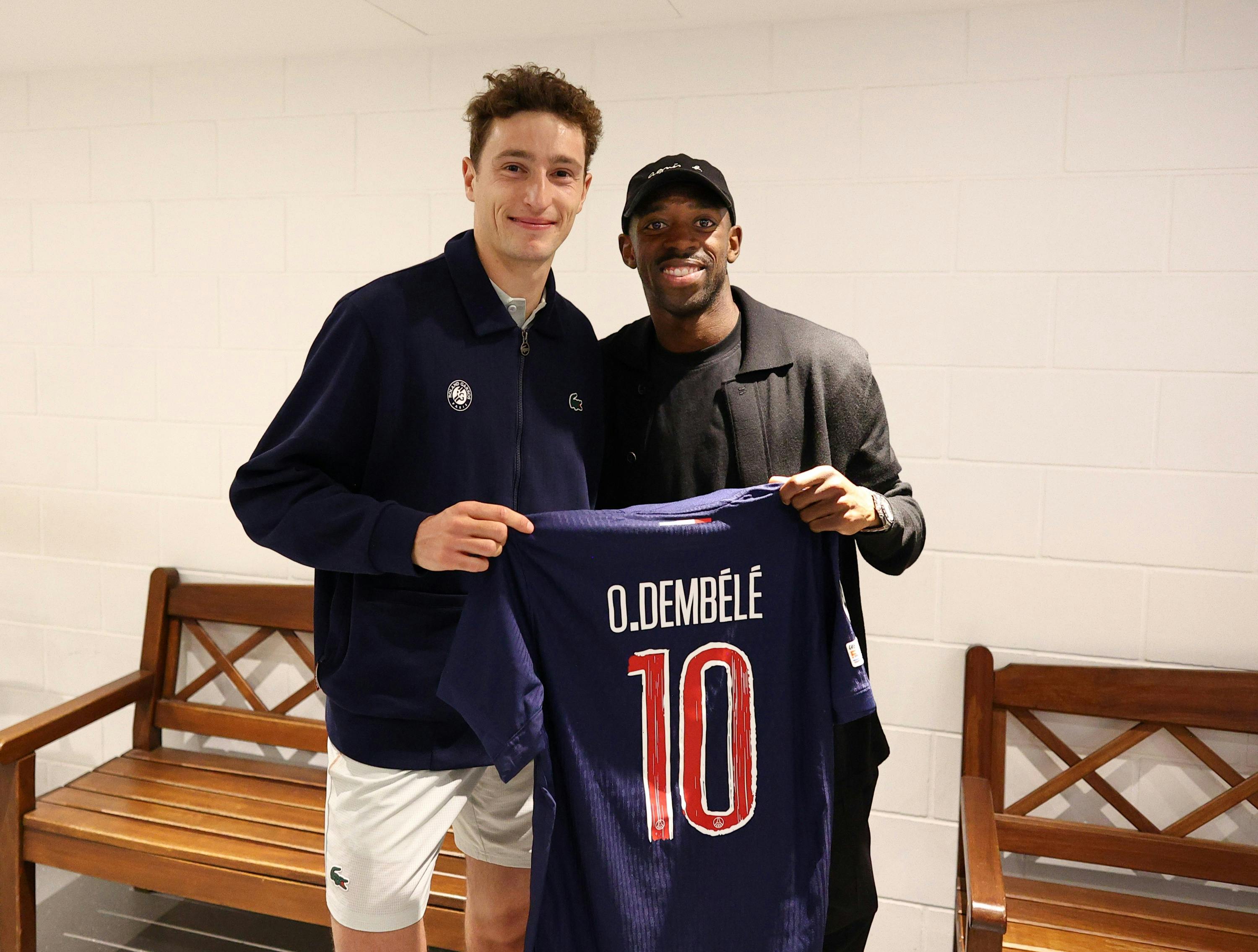 Ugo Humbert & Ousmane Dembélé / Roland-Garros 2025