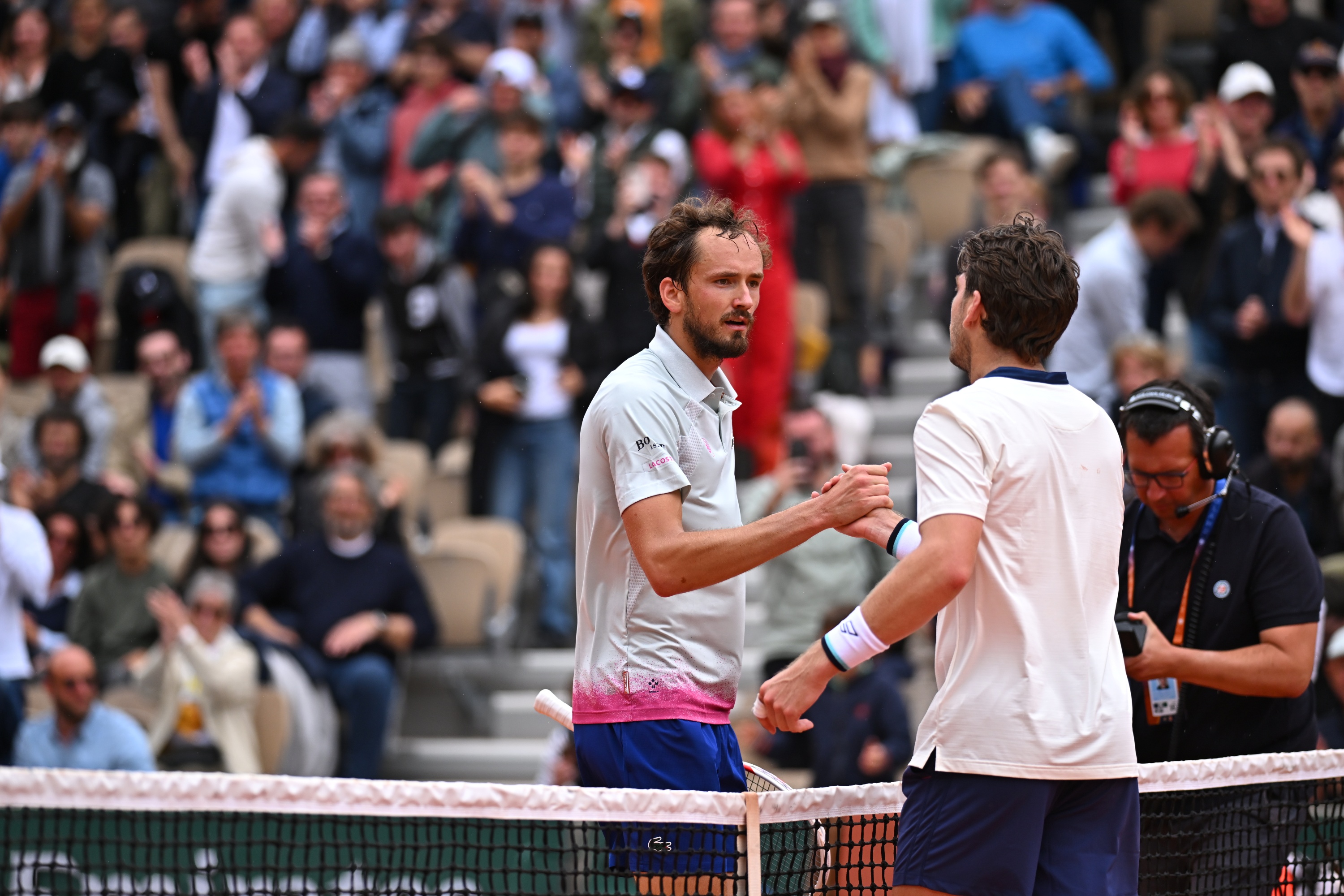 Daniil Medvedev & Cameron Norrie / Fin premier tour Roland-Garros 2025