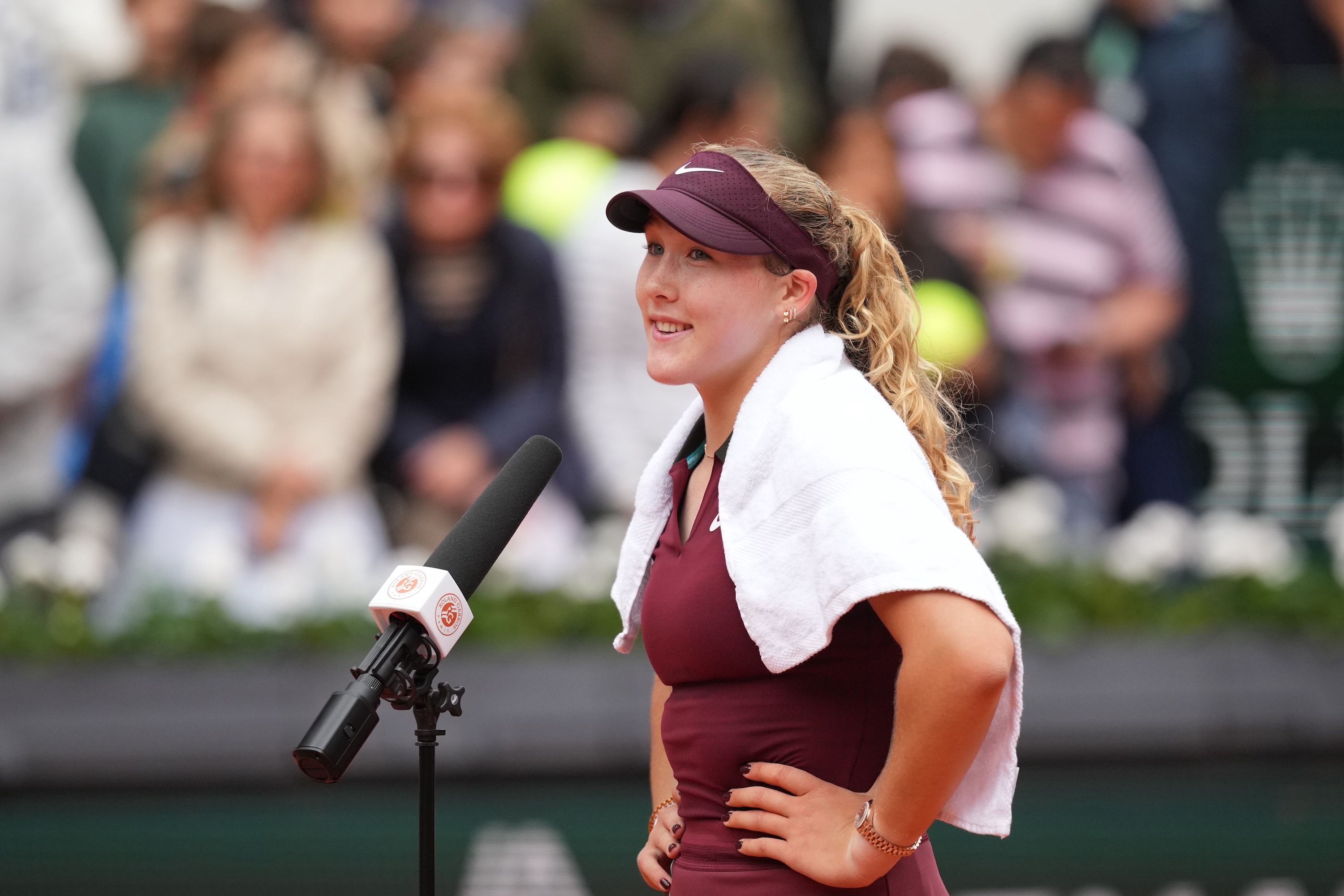 Mirra Andreeva, Roland-Garros 2025, first round