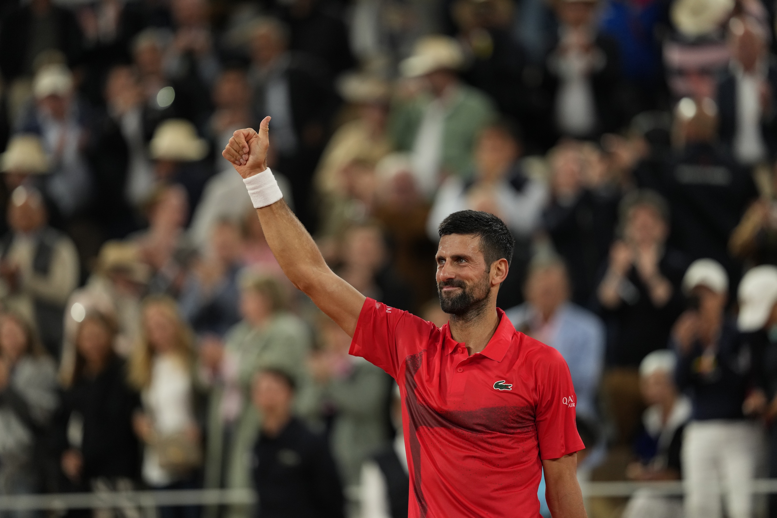 Novak Djokovic / Premier tour, Roland-Garros 2025