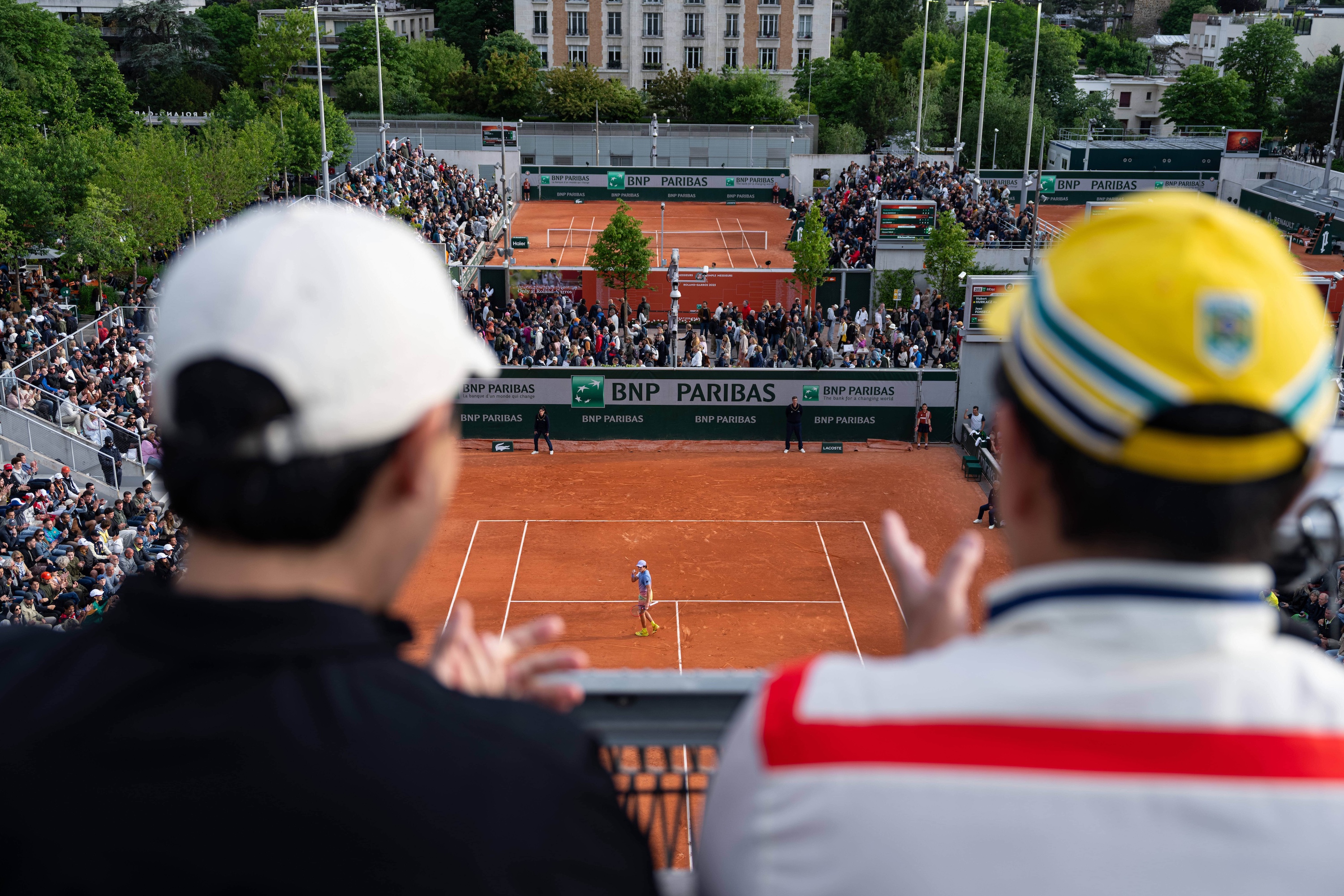 Joao Fonseca fans, Roland-Garros 2025, first round