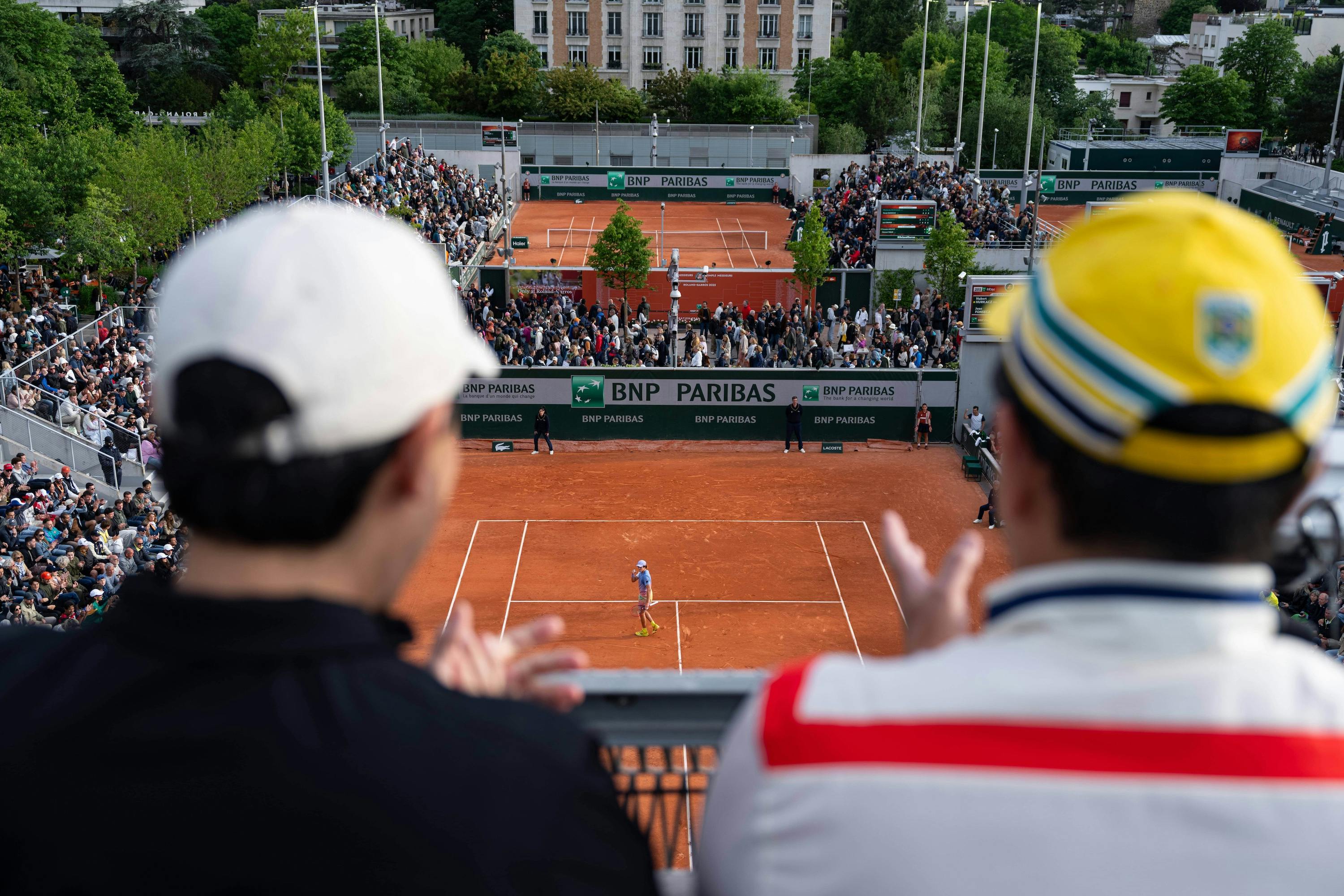 Joao Fonseca fans, Roland-Garros 2025, first round