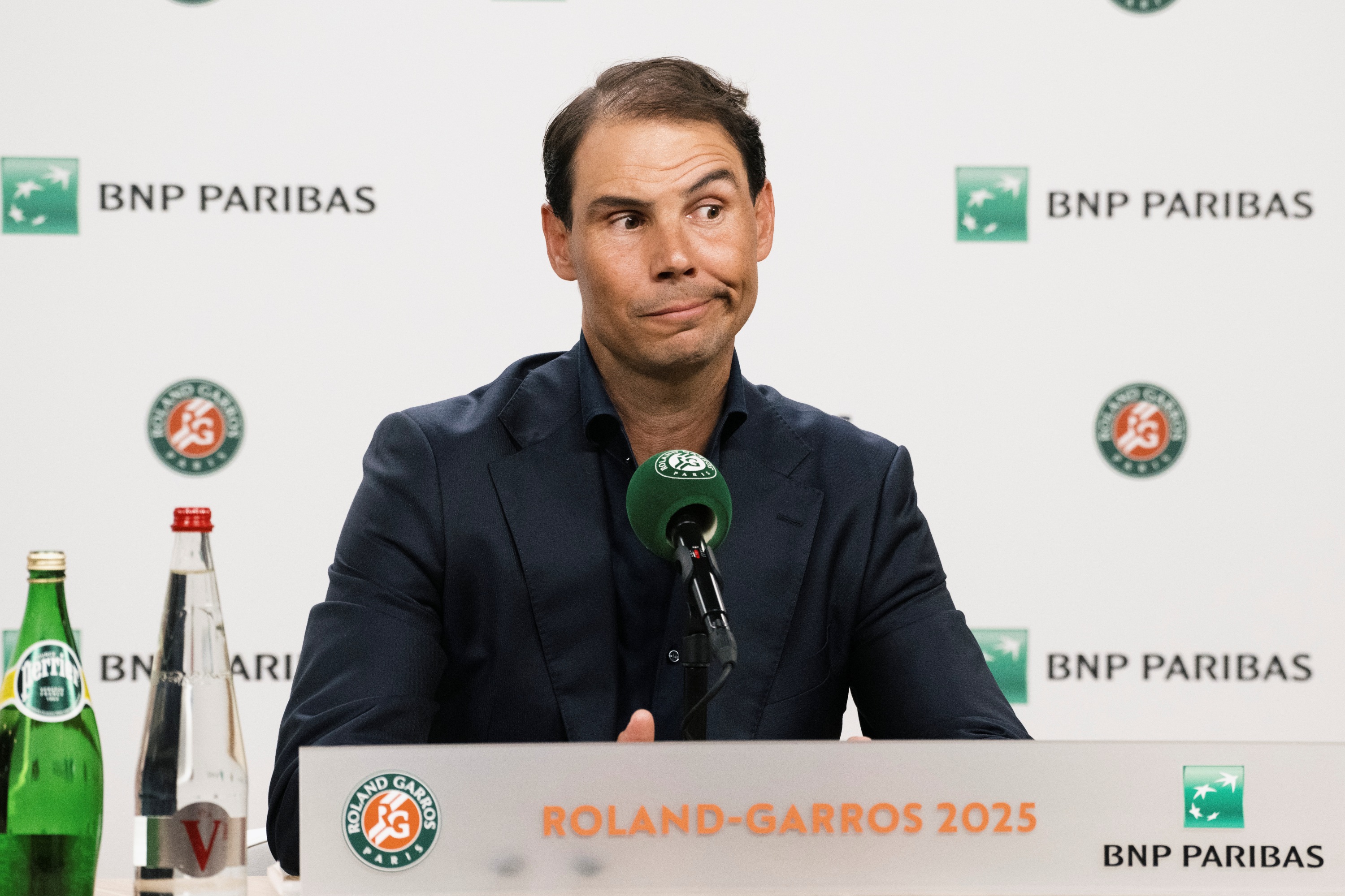 Rafael Nadal / Conférence de presse Roland-Garros 2025