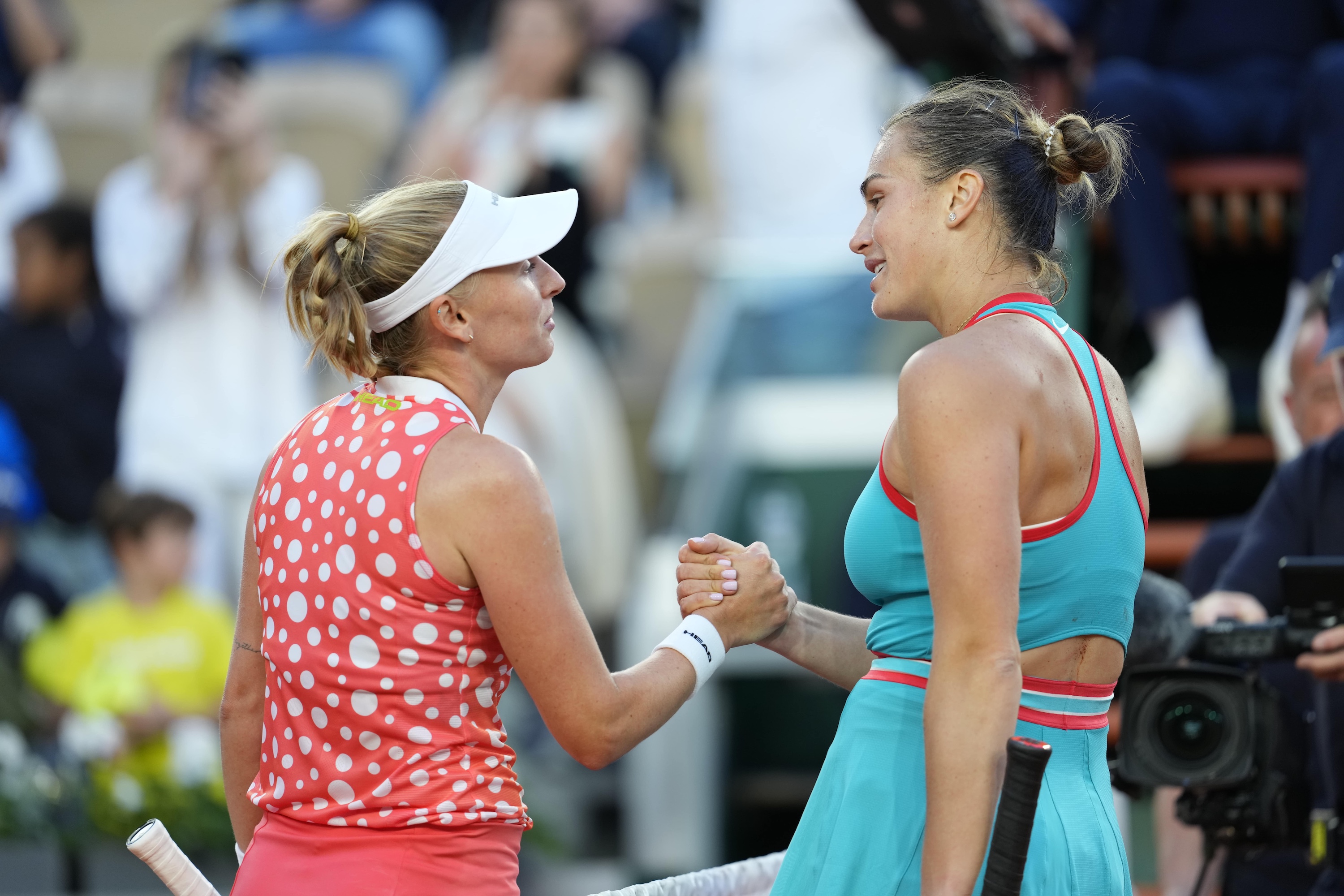 Aryna Sabalenka and Jil Teichmann, Roland-Garros 2025, second round